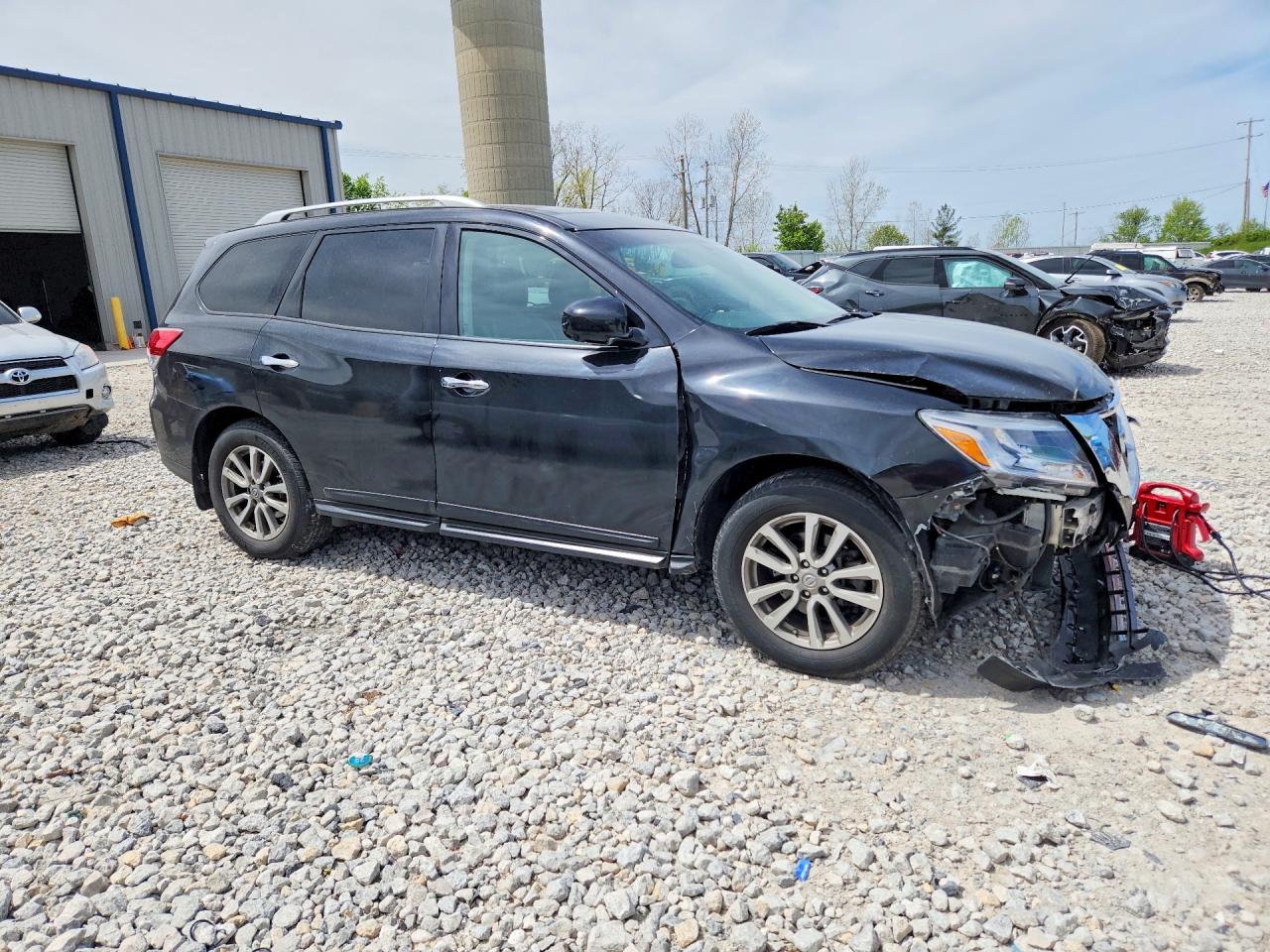 2015 Nissan Pathfinder Sl Black vin: 5N1AR2MM6FC699866