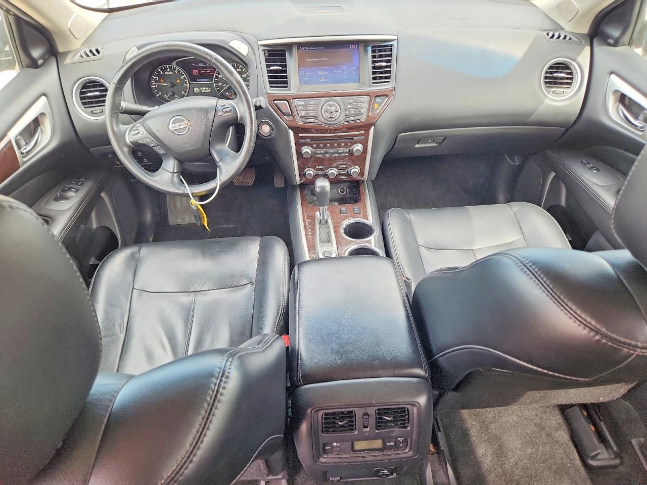 2015 Nissan Pathfinder Sl Black vin: 5N1AR2MM6FC699866