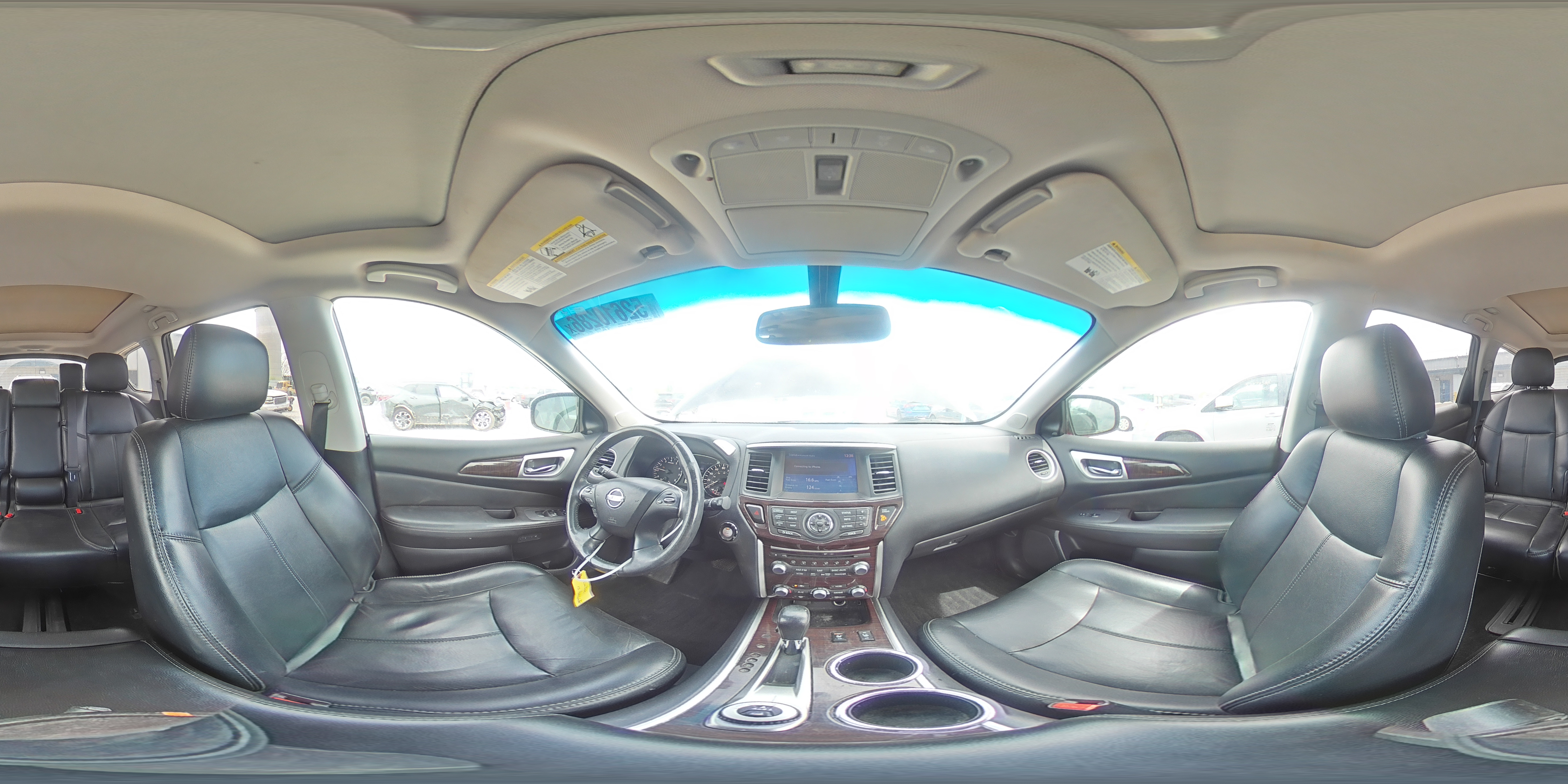 2015 Nissan Pathfinder Sl Black vin: 5N1AR2MM6FC699866
