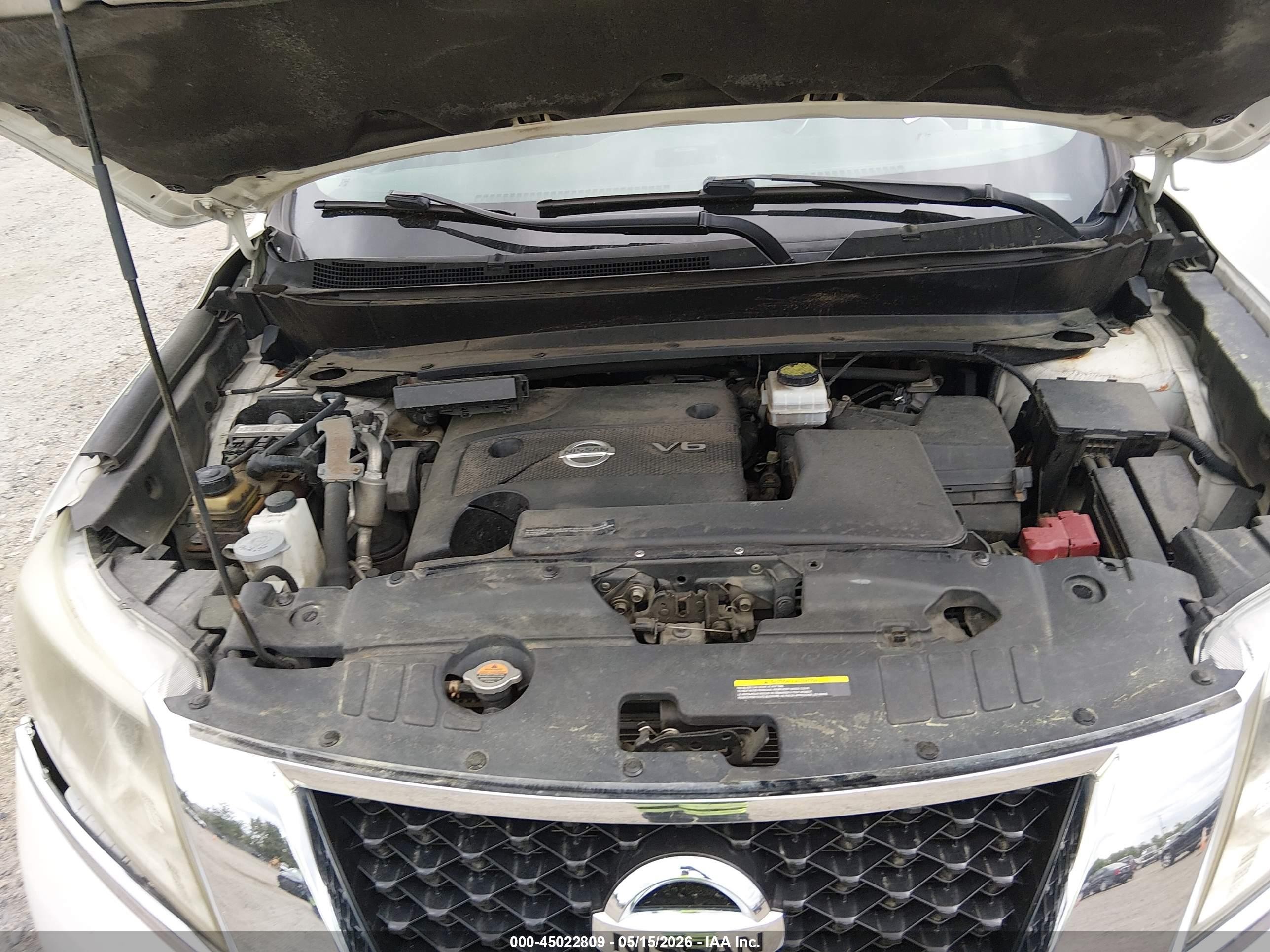 2015 Nissan Pathfinder Sl Cream vin: 5N1AR2MM6FC707853