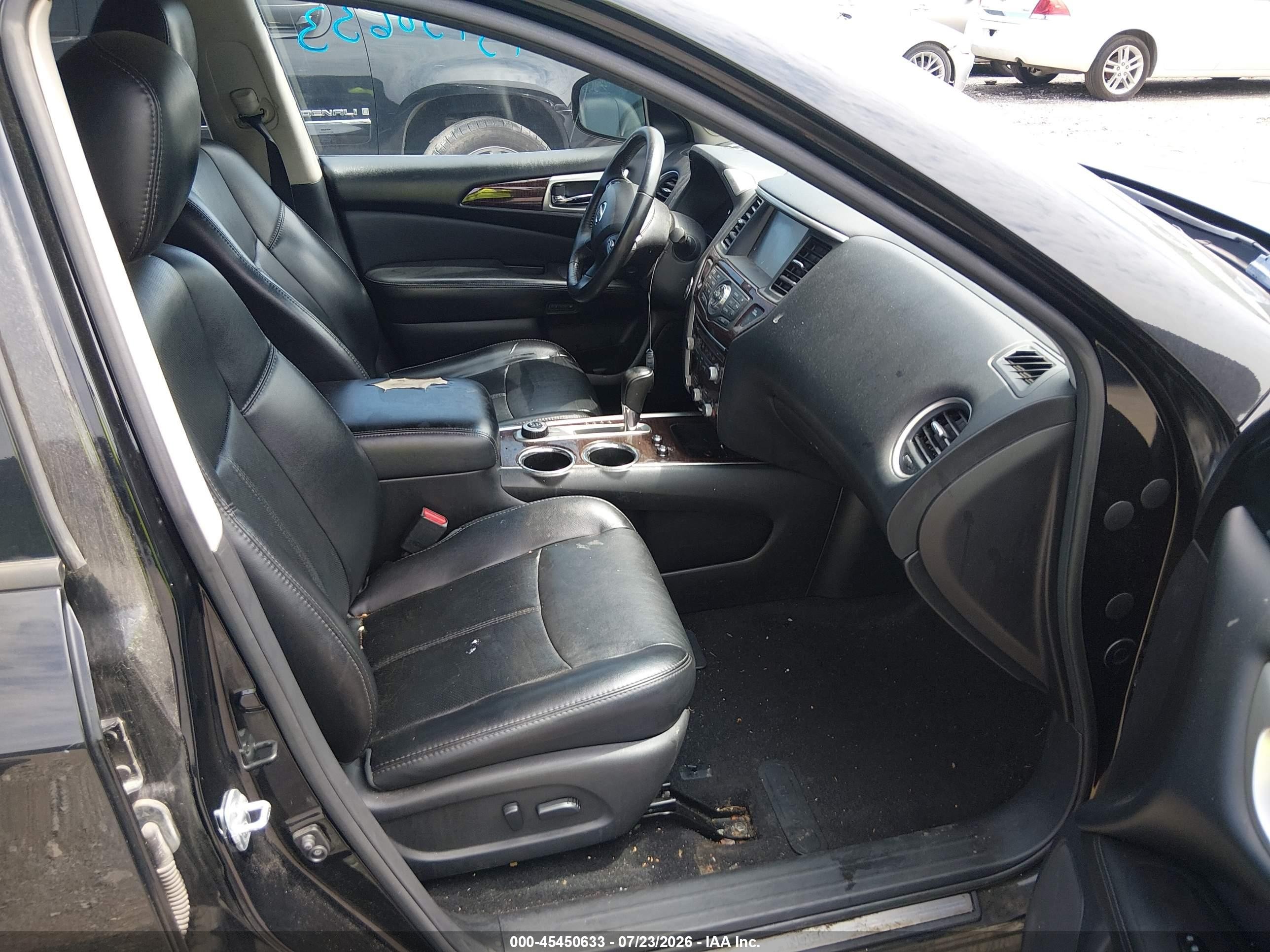 2015 Nissan Pathfinder Platinum Black vin: 5N1AR2MM6FC720098