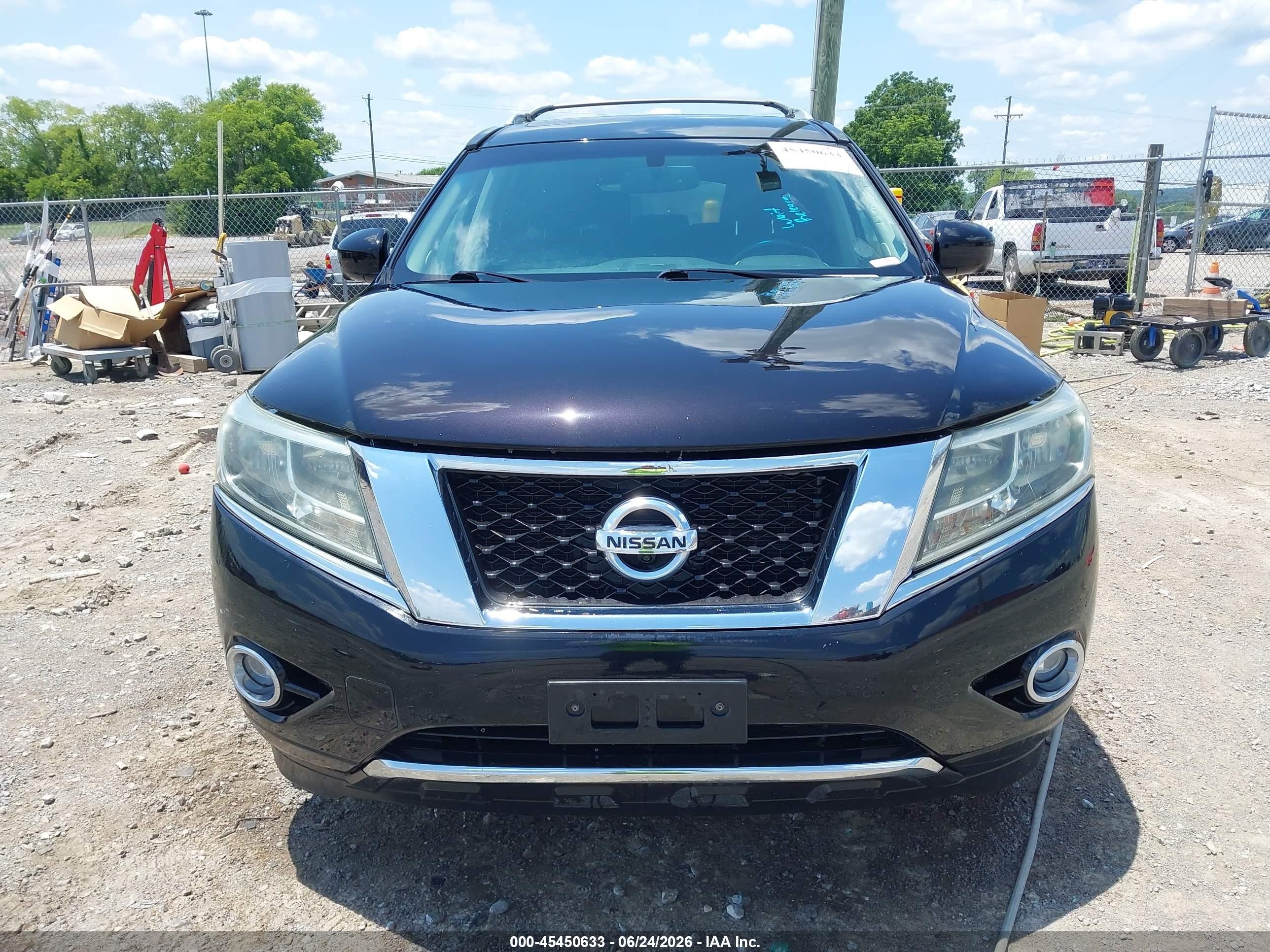 2015 Nissan Pathfinder Platinum Black vin: 5N1AR2MM6FC720098