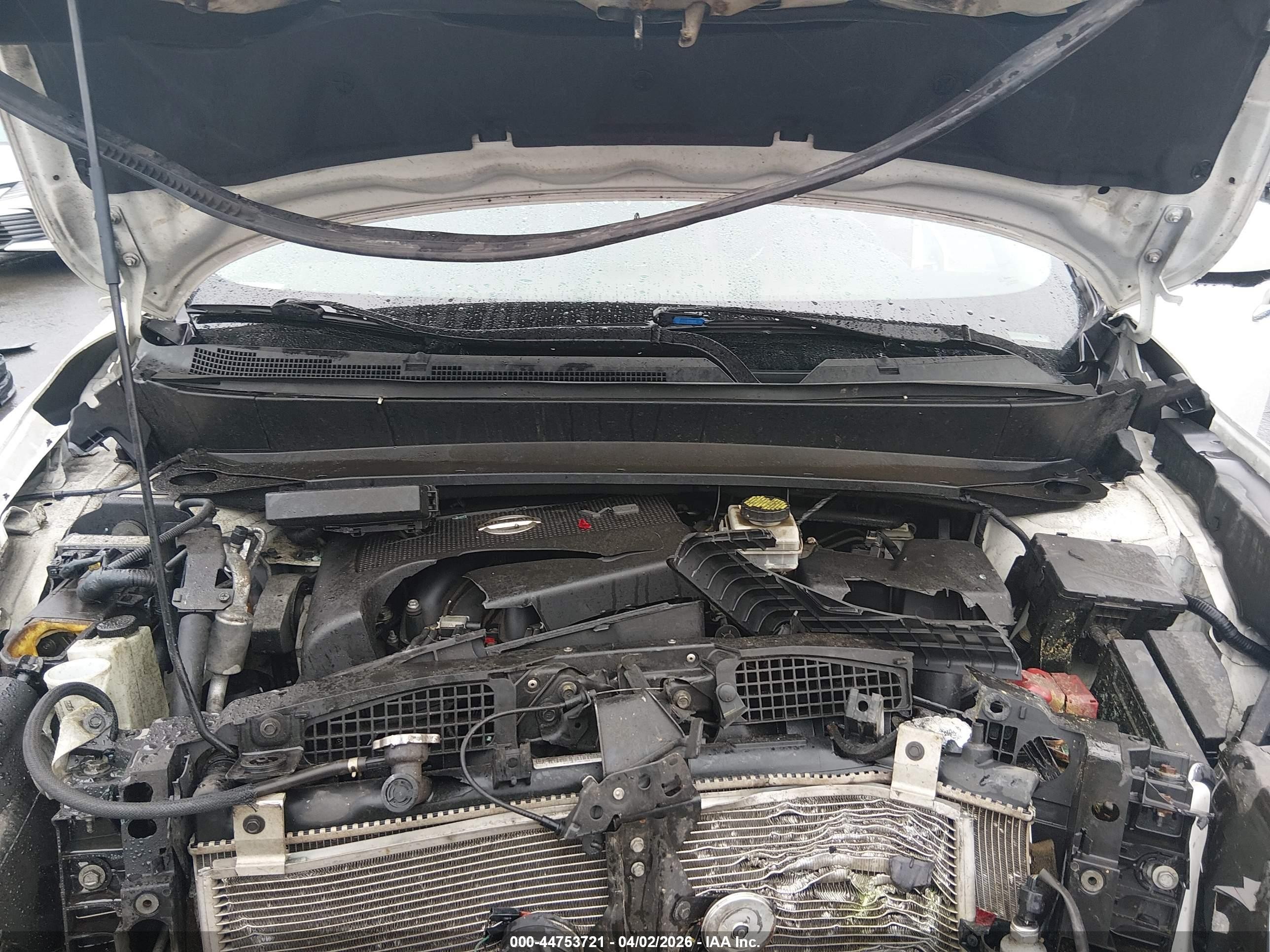 2015 Nissan Pathfinder Sl Белый vin: 5N1AR2MM6FC721591