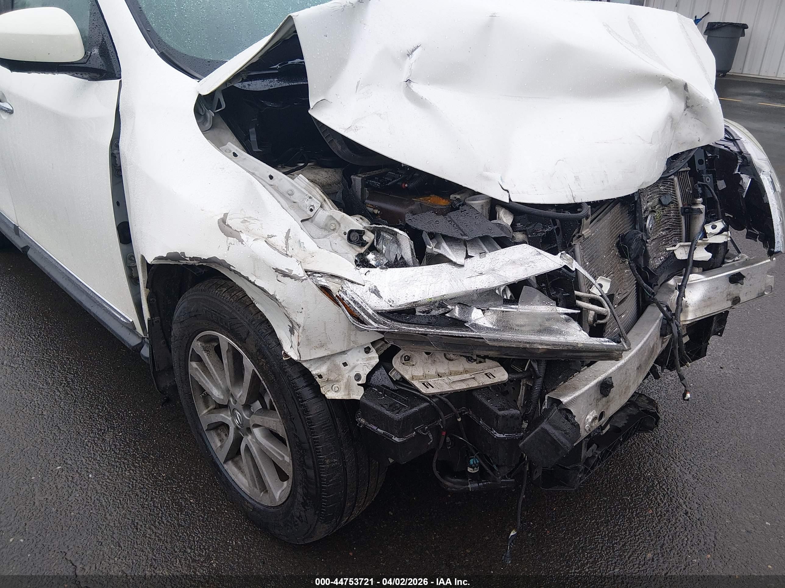 2015 Nissan Pathfinder Sl Белый vin: 5N1AR2MM6FC721591