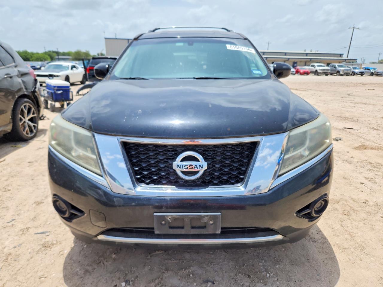 2013 Nissan Pathfinder S Black vin: 5N1AR2MM7DC616023