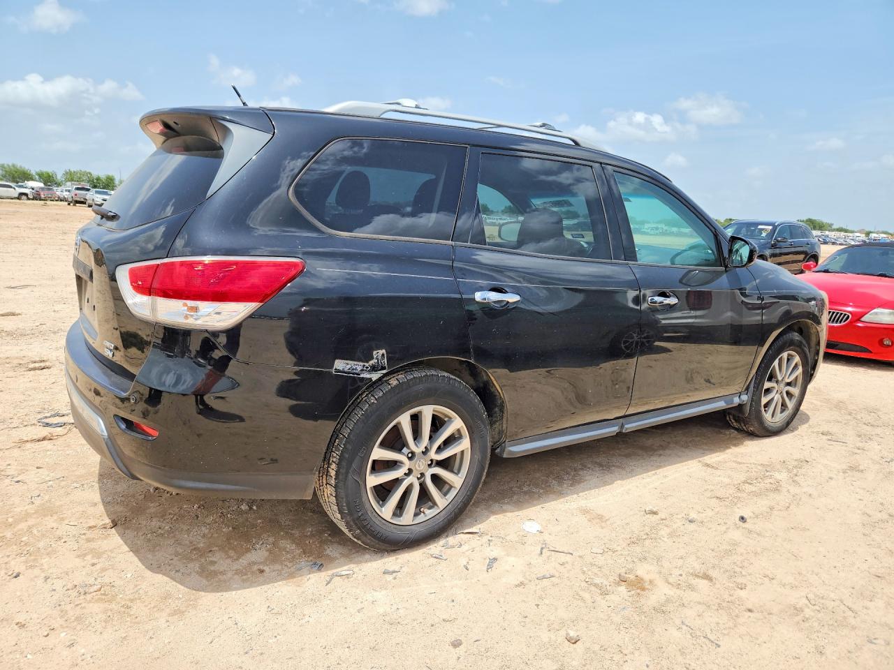 2013 Nissan Pathfinder S Black vin: 5N1AR2MM7DC616023