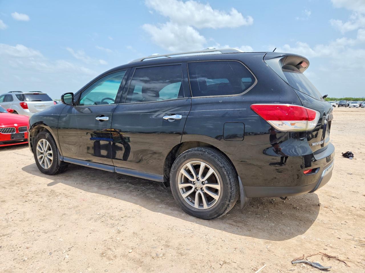 2013 Nissan Pathfinder S Black vin: 5N1AR2MM7DC616023