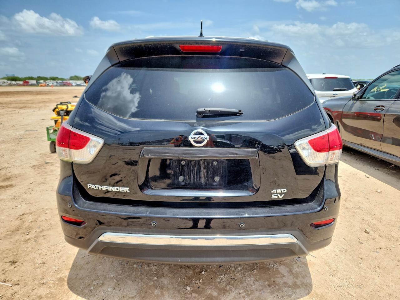 2013 Nissan Pathfinder S Black vin: 5N1AR2MM7DC616023