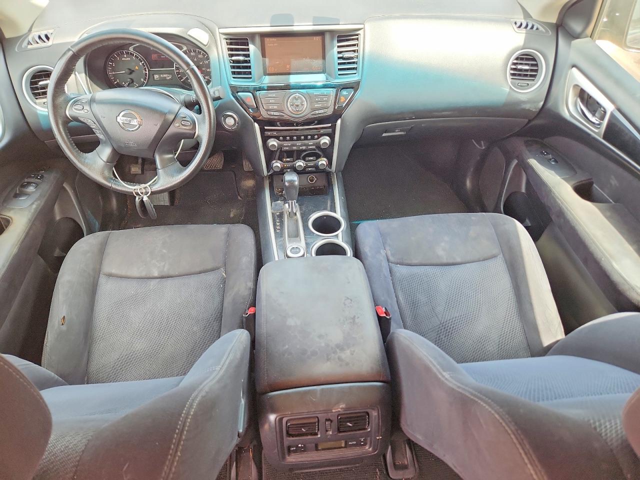 2013 Nissan Pathfinder S Black vin: 5N1AR2MM7DC616023