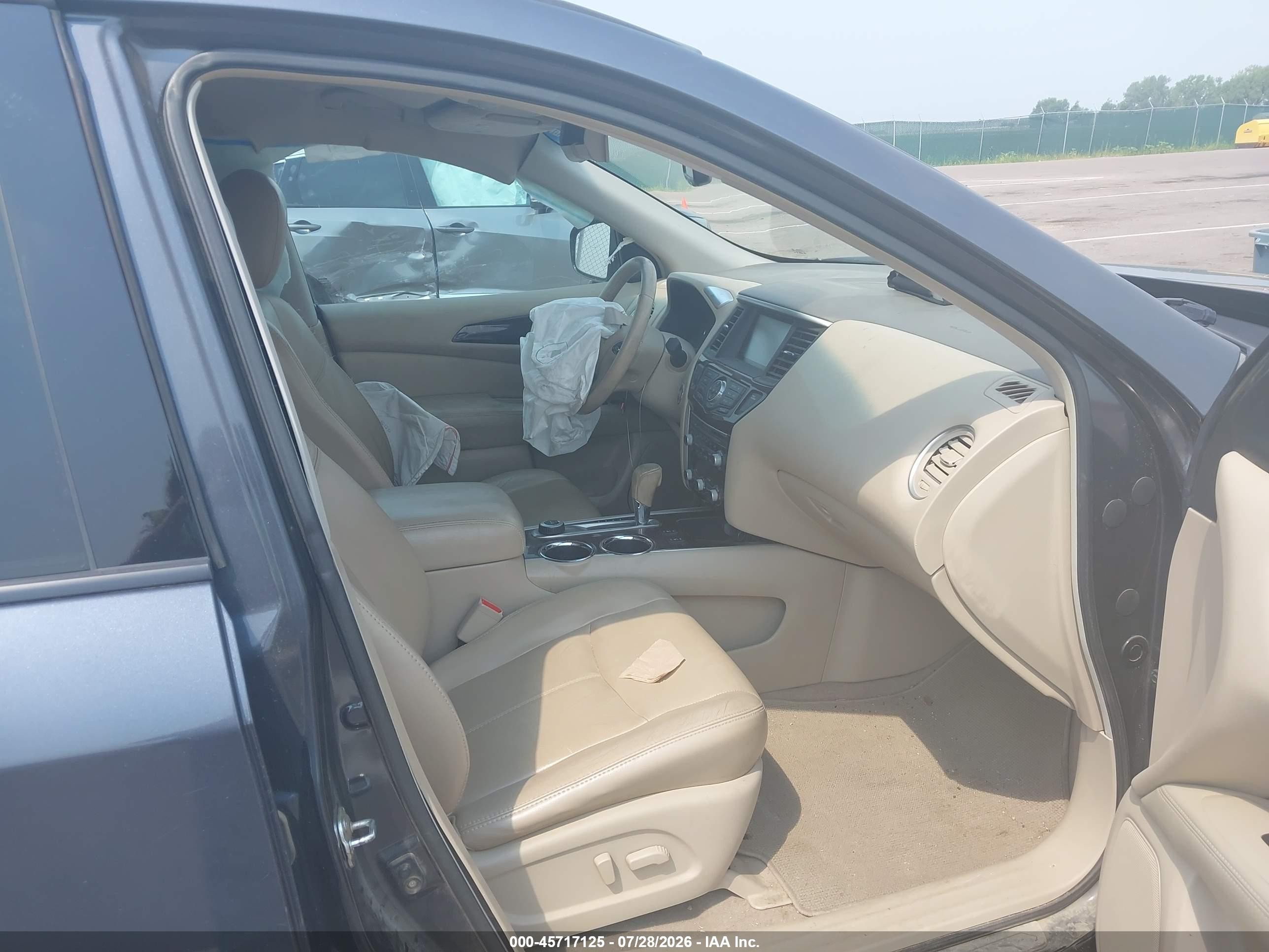 2013 Nissan Pathfinder Sl Gray vin: 5N1AR2MM7DC652553