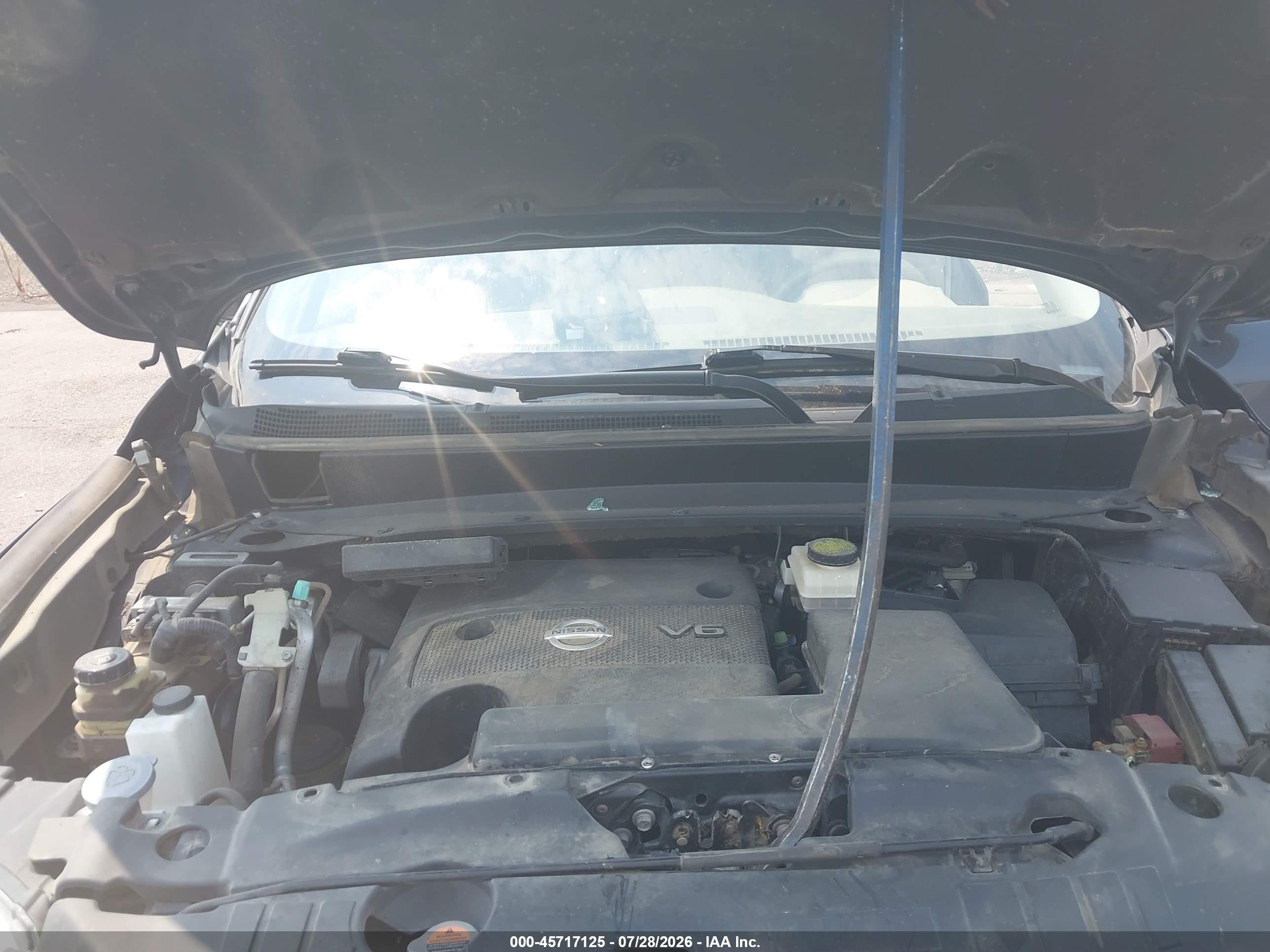 2013 Nissan Pathfinder Sl Gray vin: 5N1AR2MM7DC652553
