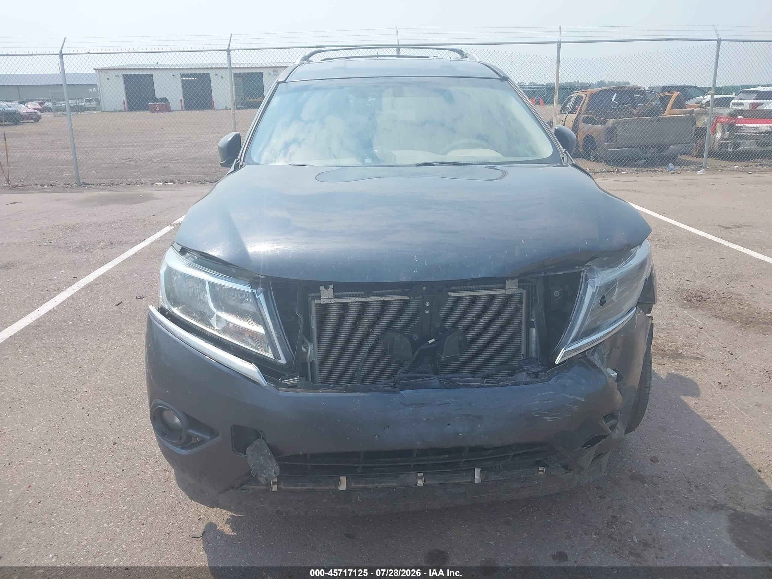 2013 Nissan Pathfinder Sl Gray vin: 5N1AR2MM7DC652553