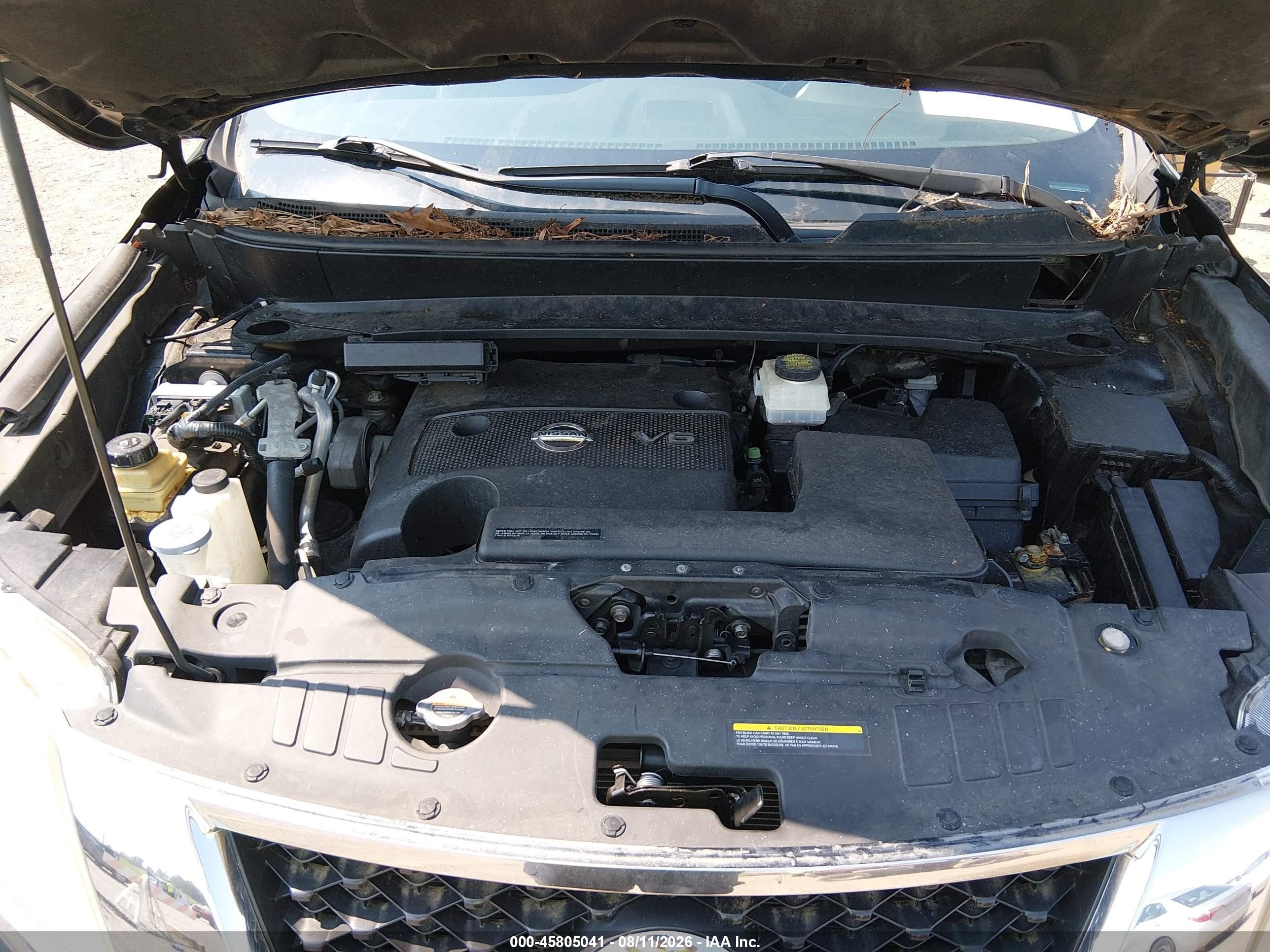 2013 Nissan Pathfinder Sl Black vin: 5N1AR2MM7DC667425