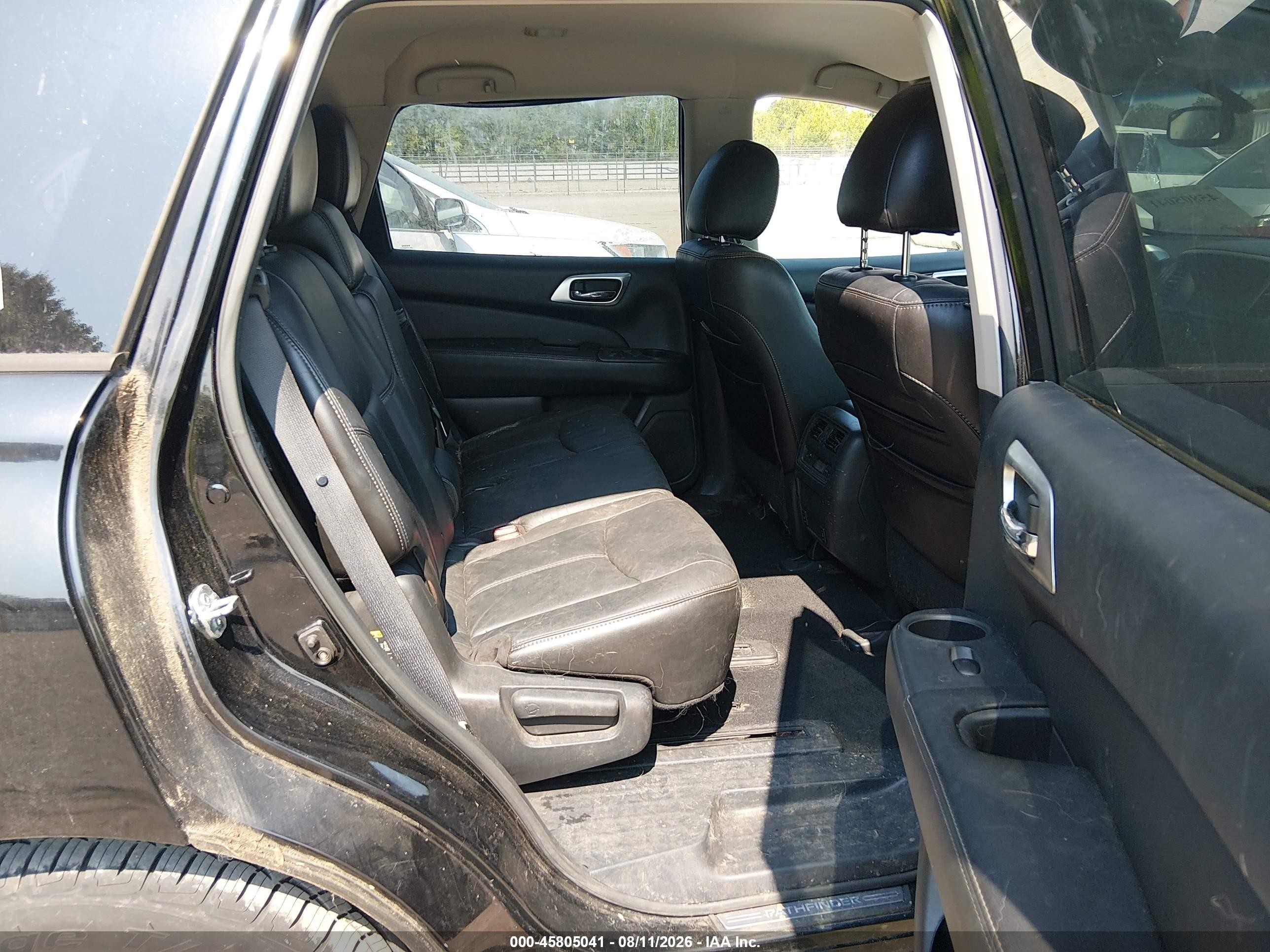 2013 Nissan Pathfinder Sl Black vin: 5N1AR2MM7DC667425