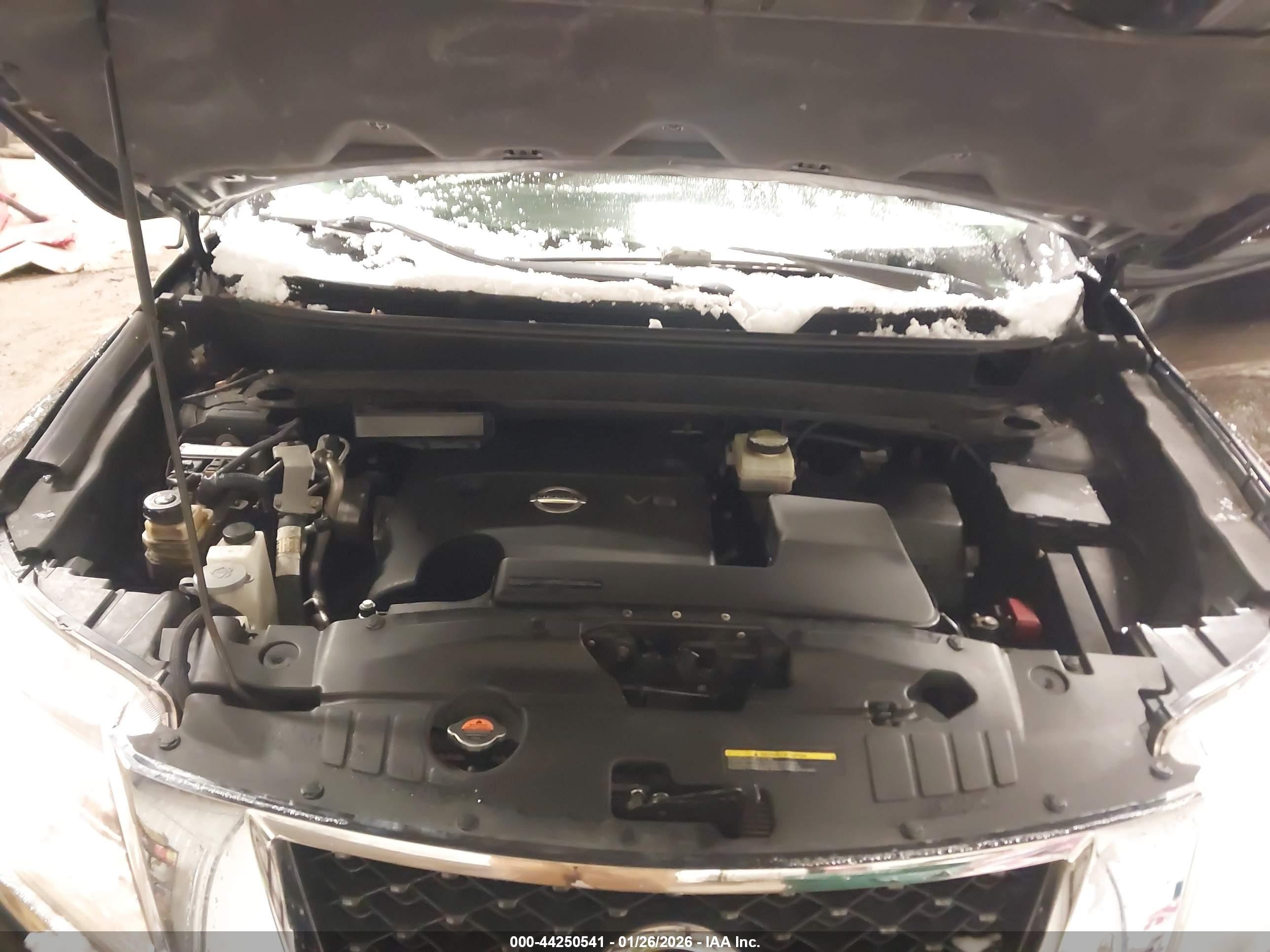2013 Nissan Pathfinder Sv Black vin: 5N1AR2MM7DC667442