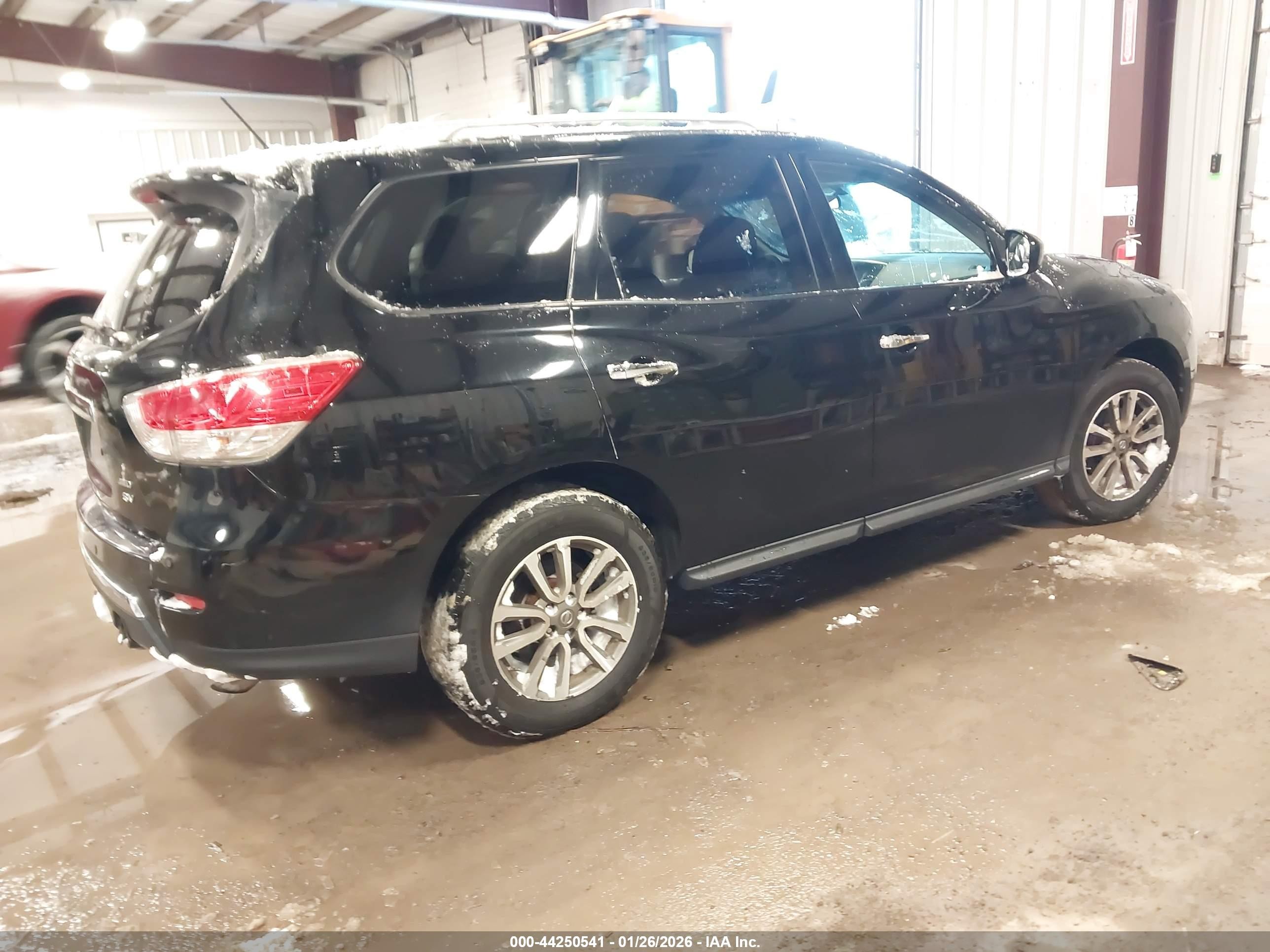 2013 Nissan Pathfinder Sv Black vin: 5N1AR2MM7DC667442
