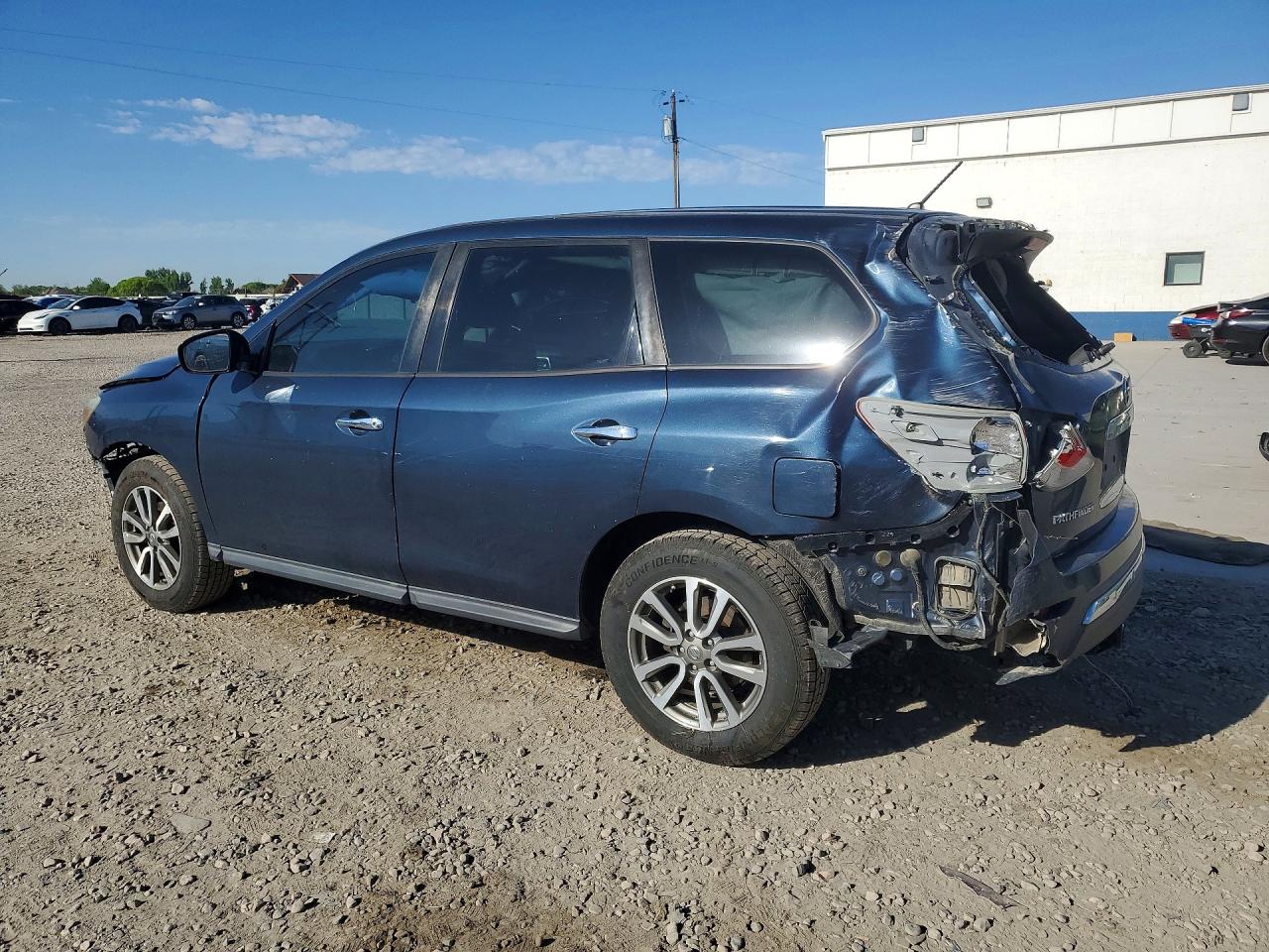 2013 Nissan Pathfinder Blue vin: 5N1AR2MM7DC671992