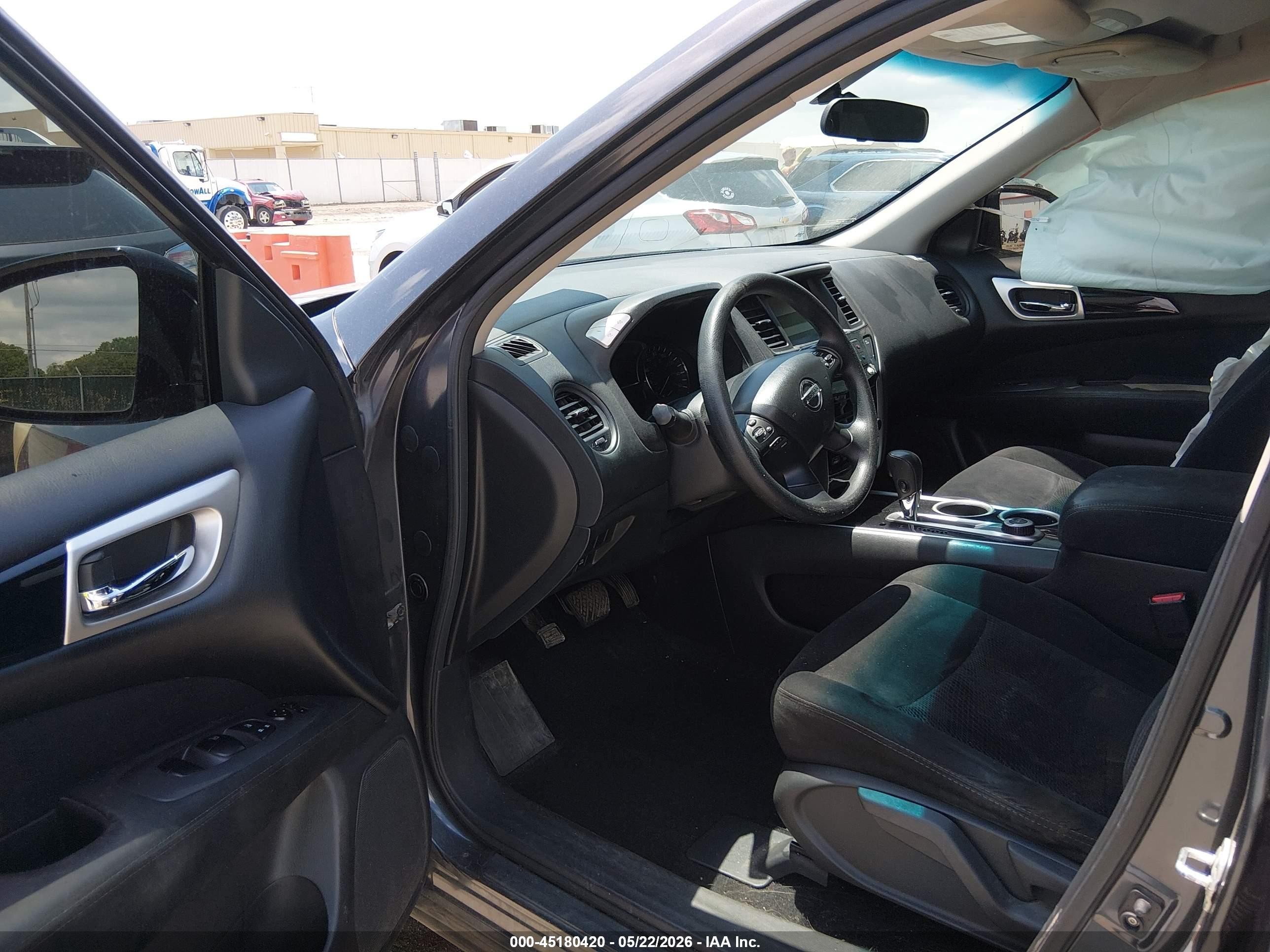 2013 Nissan Pathfinder S Gray vin: 5N1AR2MM7DC672981