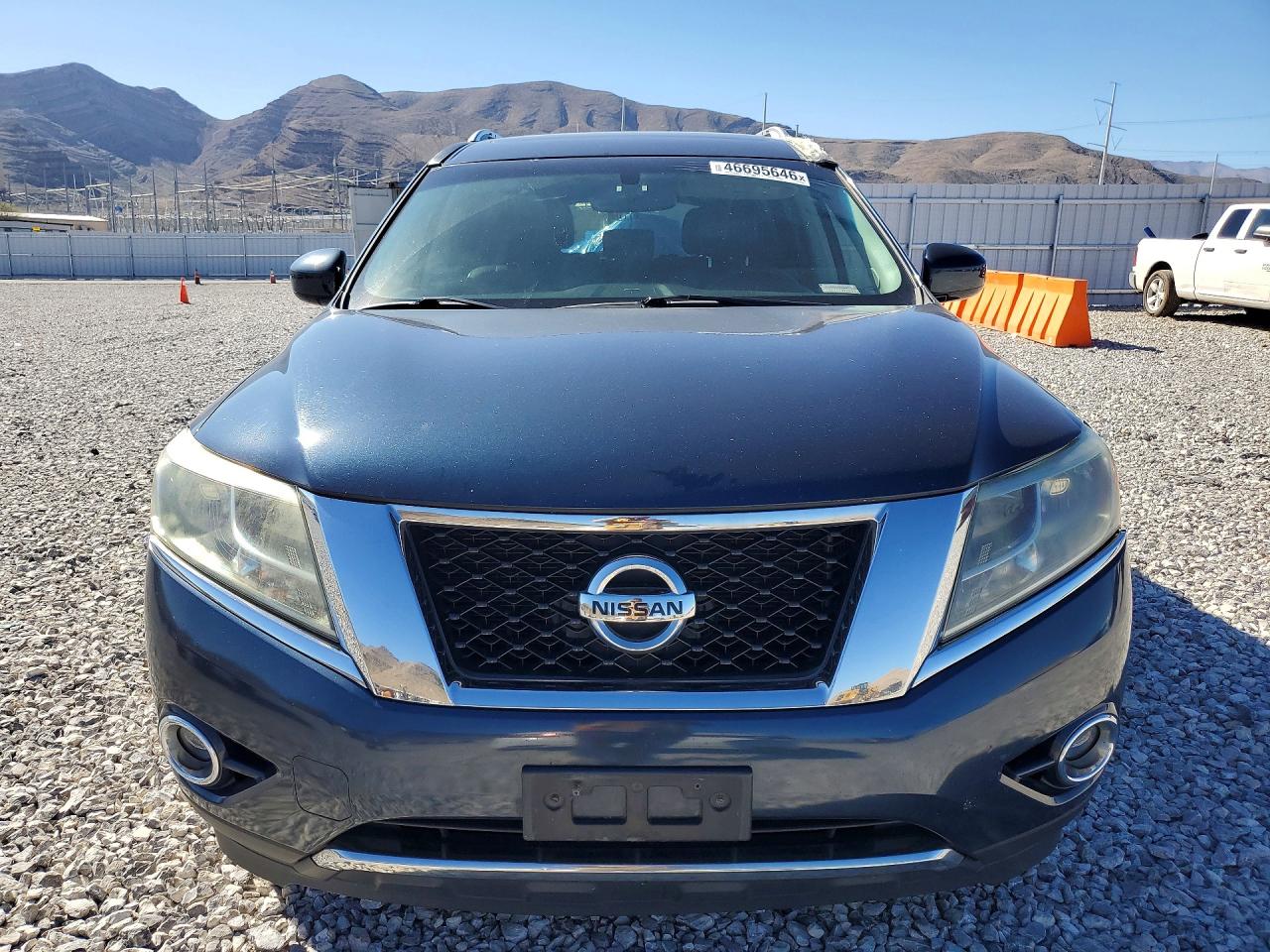 2013 Nissan Pathfinder S Blue vin: 5N1AR2MM7DC676982