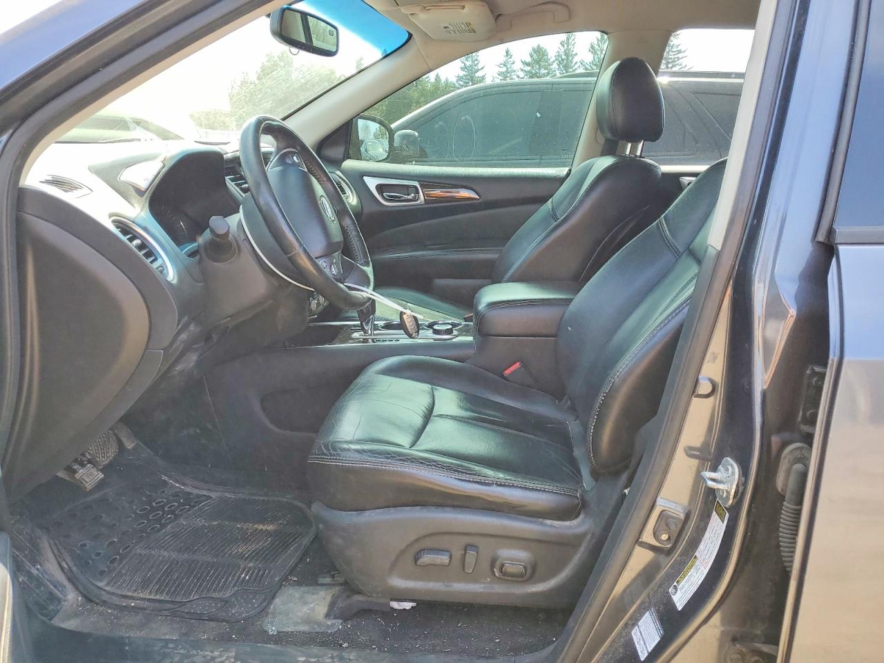 2014 Nissan Pathfinder S Gray vin: 5N1AR2MM7EC605606