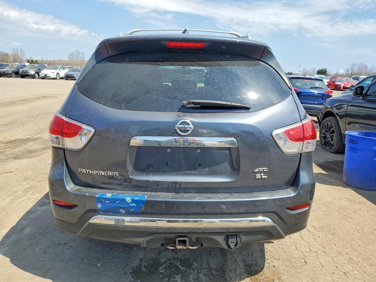 2014 Nissan Pathfinder S Gray vin: 5N1AR2MM7EC605606