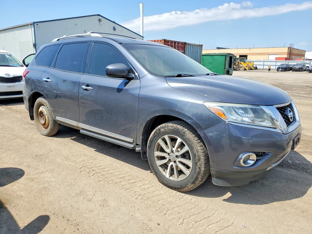2014 Nissan Pathfinder S Gray vin: 5N1AR2MM7EC605606