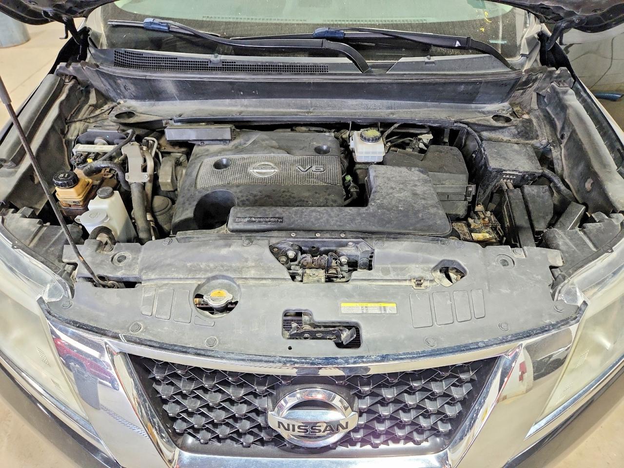 2014 Nissan Pathfinder S Black vin: 5N1AR2MM7EC630683