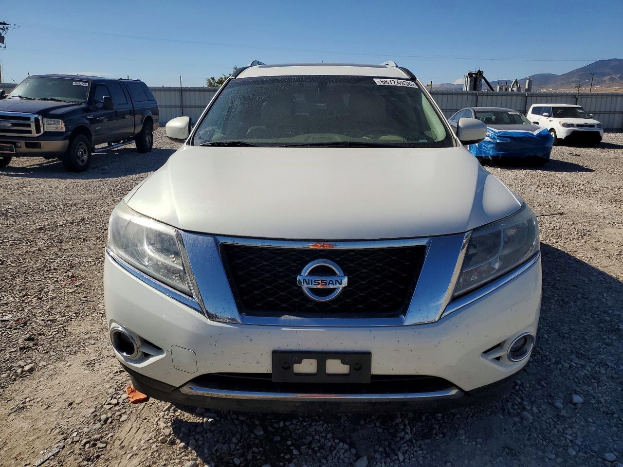2014 Nissan Pathfinder Sl Белый vin: 5N1AR2MM7EC644177