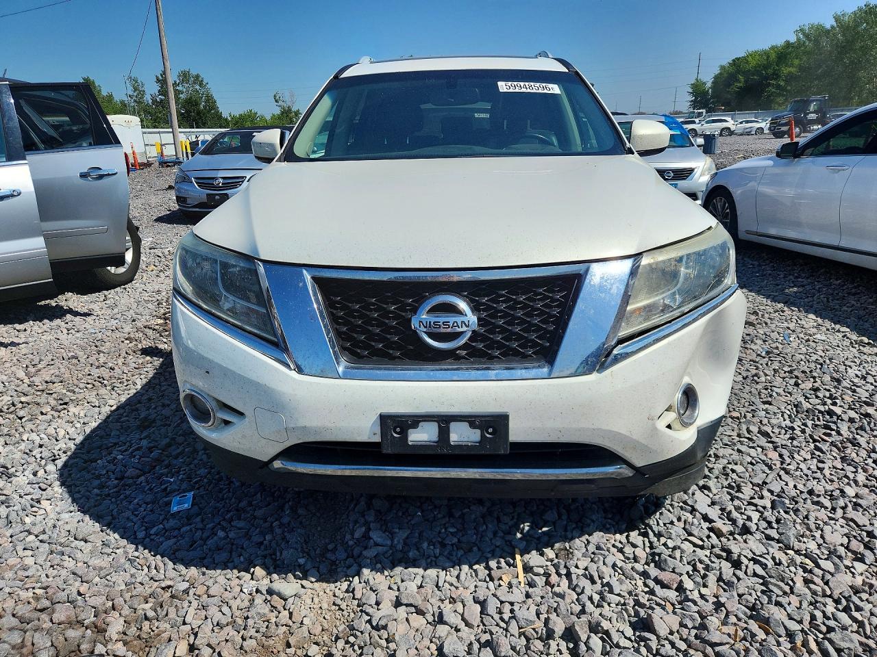 2014 Nissan Pathfinder Sl Белый vin: 5N1AR2MM7EC655552