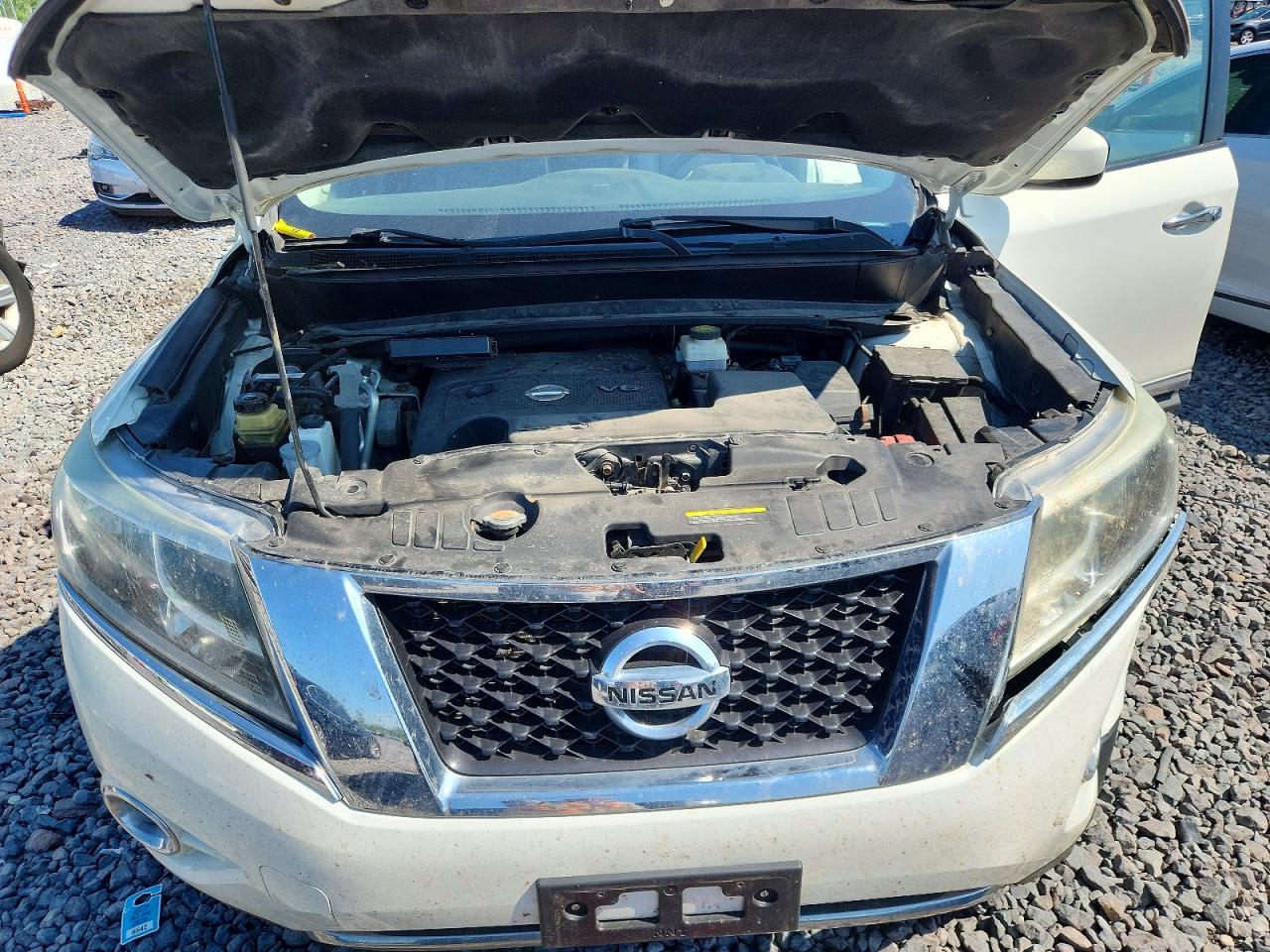 2014 Nissan Pathfinder Sl Белый vin: 5N1AR2MM7EC655552