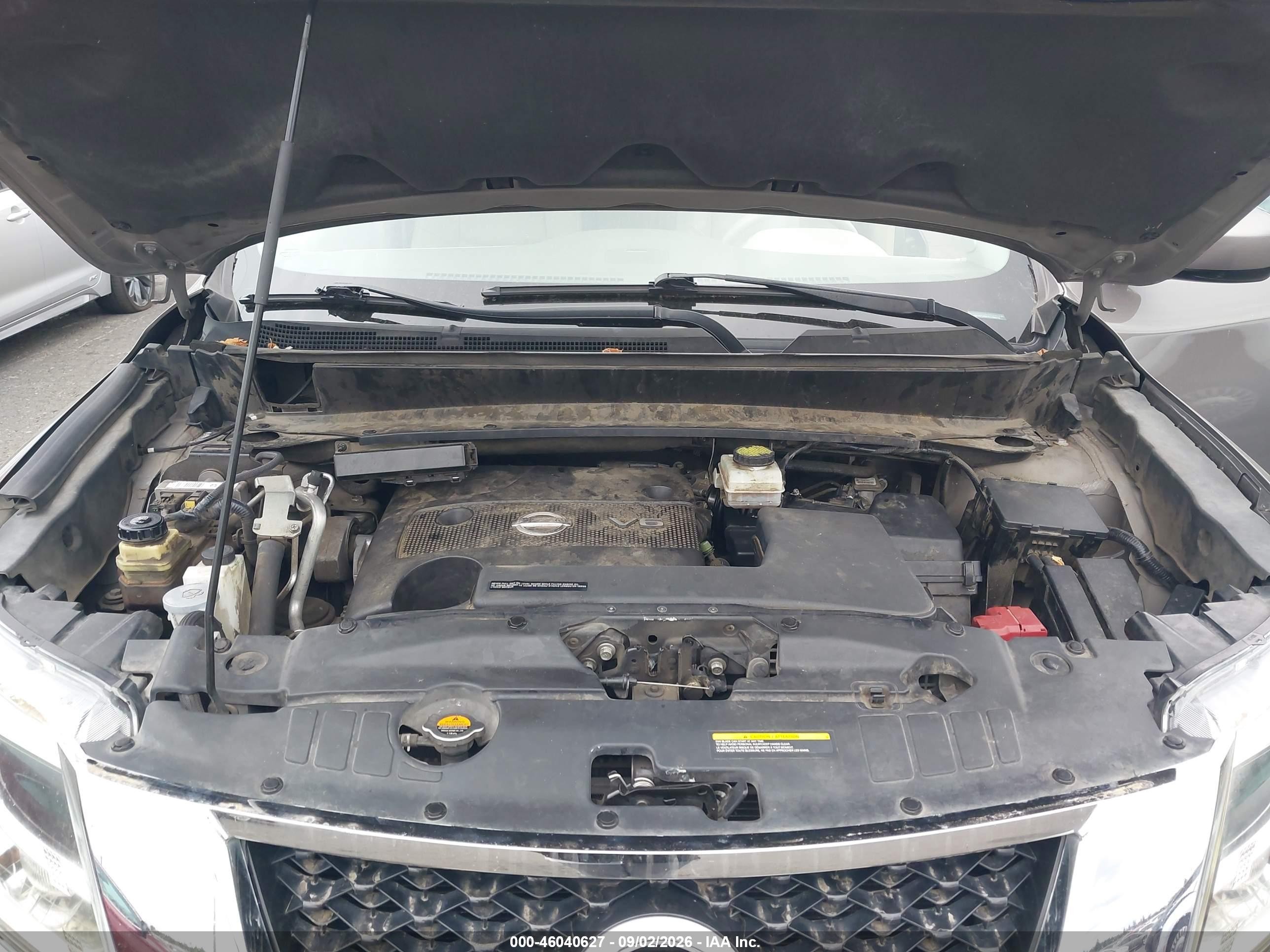 2014 Nissan Pathfinder Sl Gray vin: 5N1AR2MM7EC680113