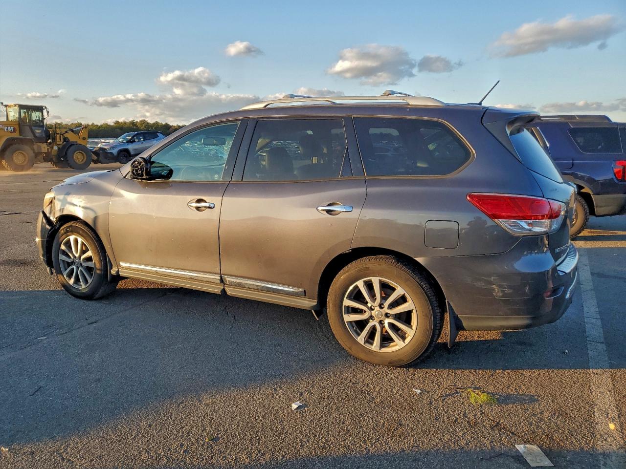 2014 Nissan Pathfinder S Gray vin: 5N1AR2MM7EC692830