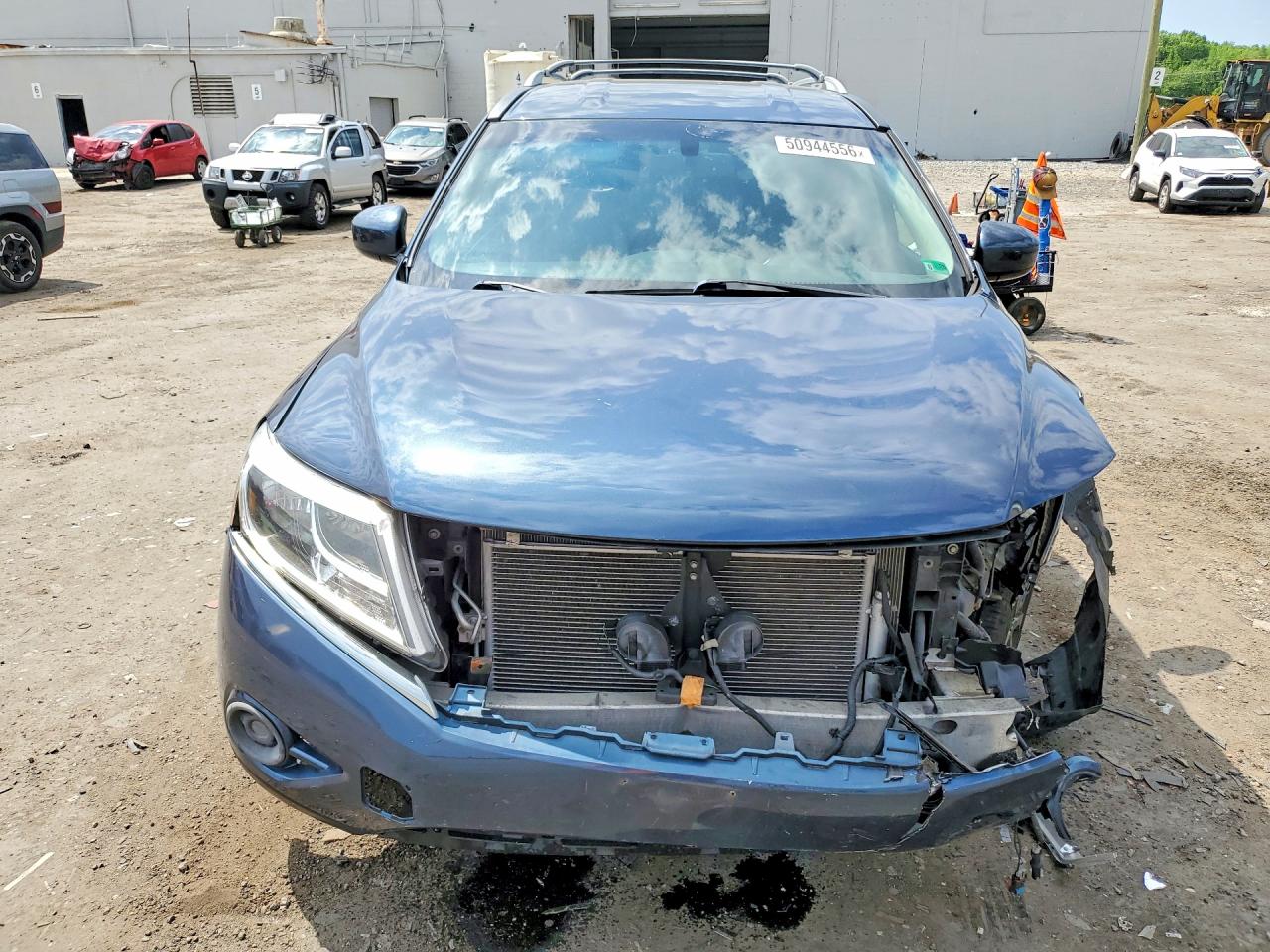 2014 Nissan Pathfinder S Blue vin: 5N1AR2MM7EC696795