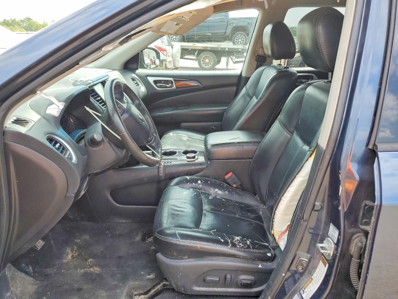 2014 Nissan Pathfinder S Blue vin: 5N1AR2MM7EC696795