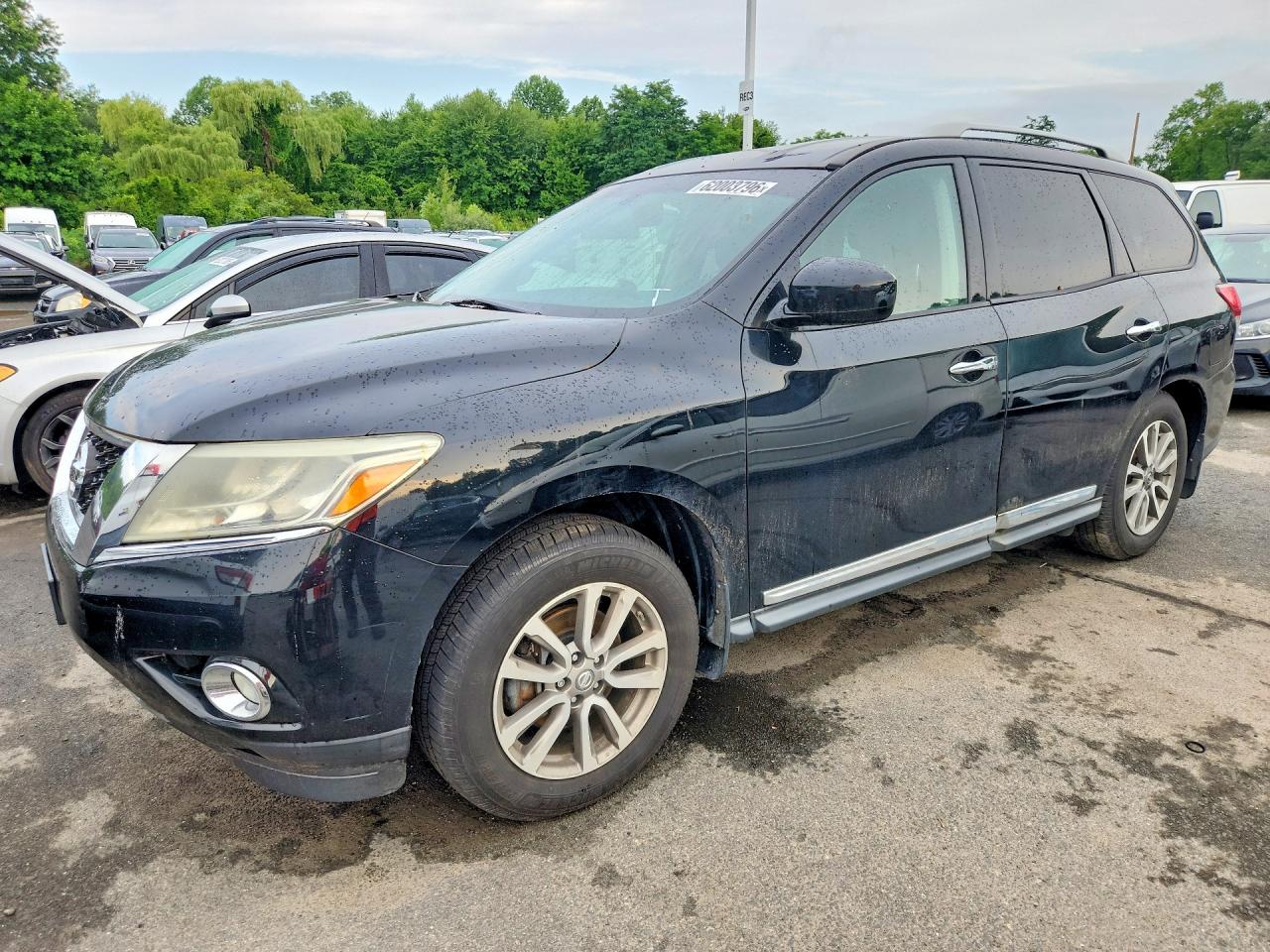 2014 Nissan Pathfinder Sl Black vin: 5N1AR2MM7EC704006