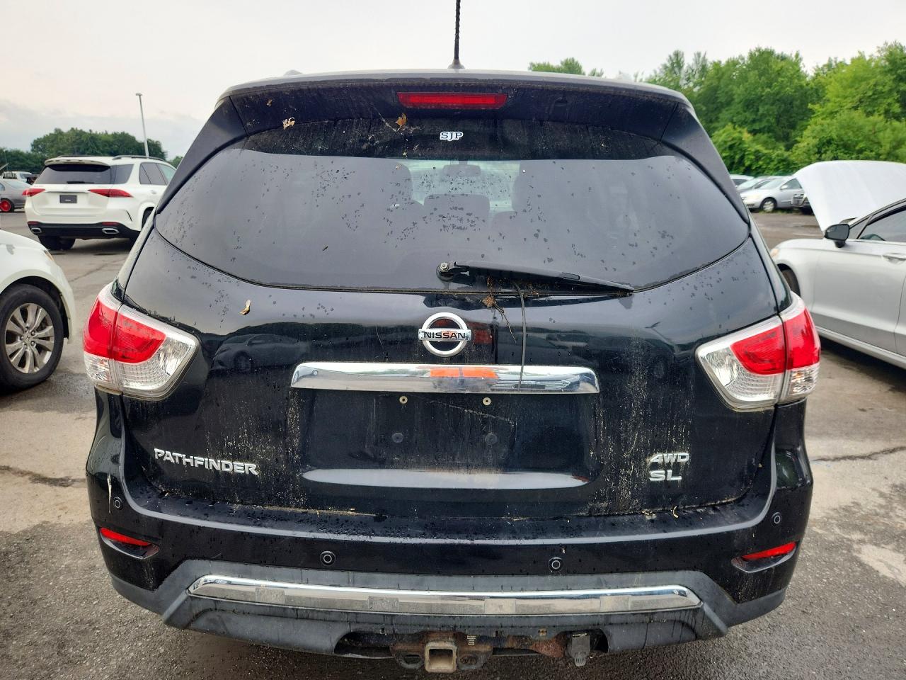 2014 Nissan Pathfinder Sl Black vin: 5N1AR2MM7EC704006