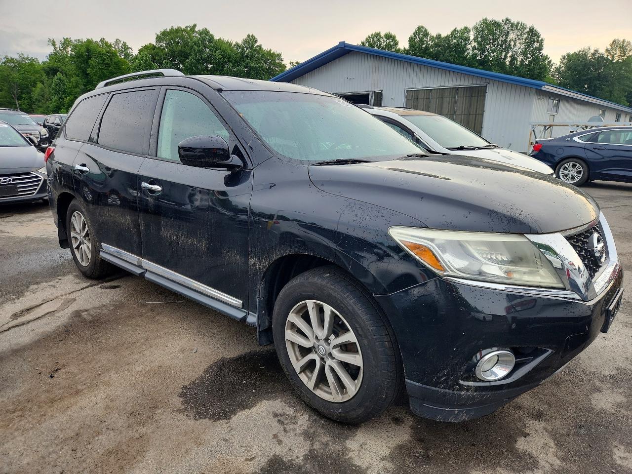 2014 Nissan Pathfinder Sl Black vin: 5N1AR2MM7EC704006