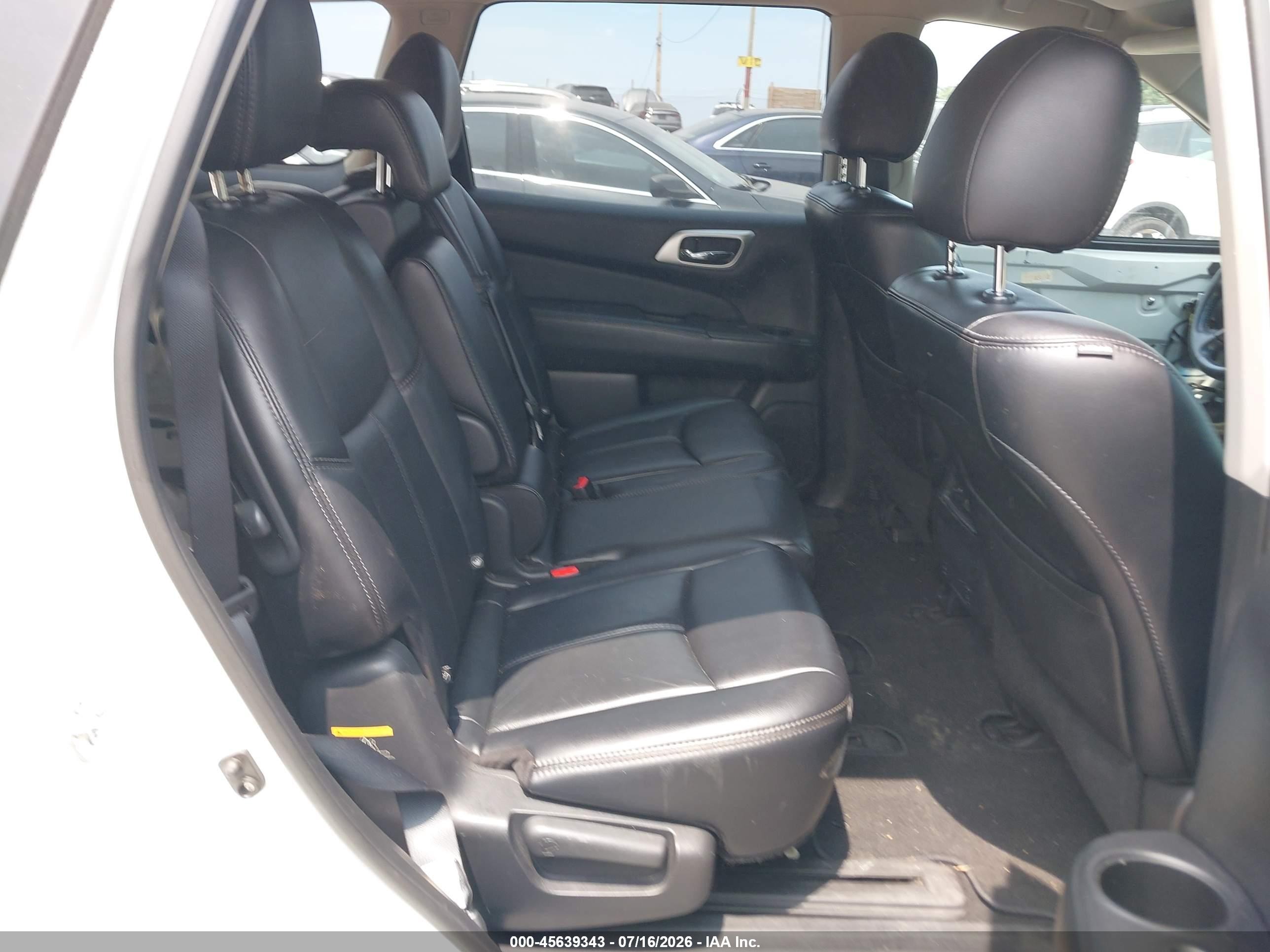 2014 Nissan Pathfinder Sl White vin: 5N1AR2MM7EC704846