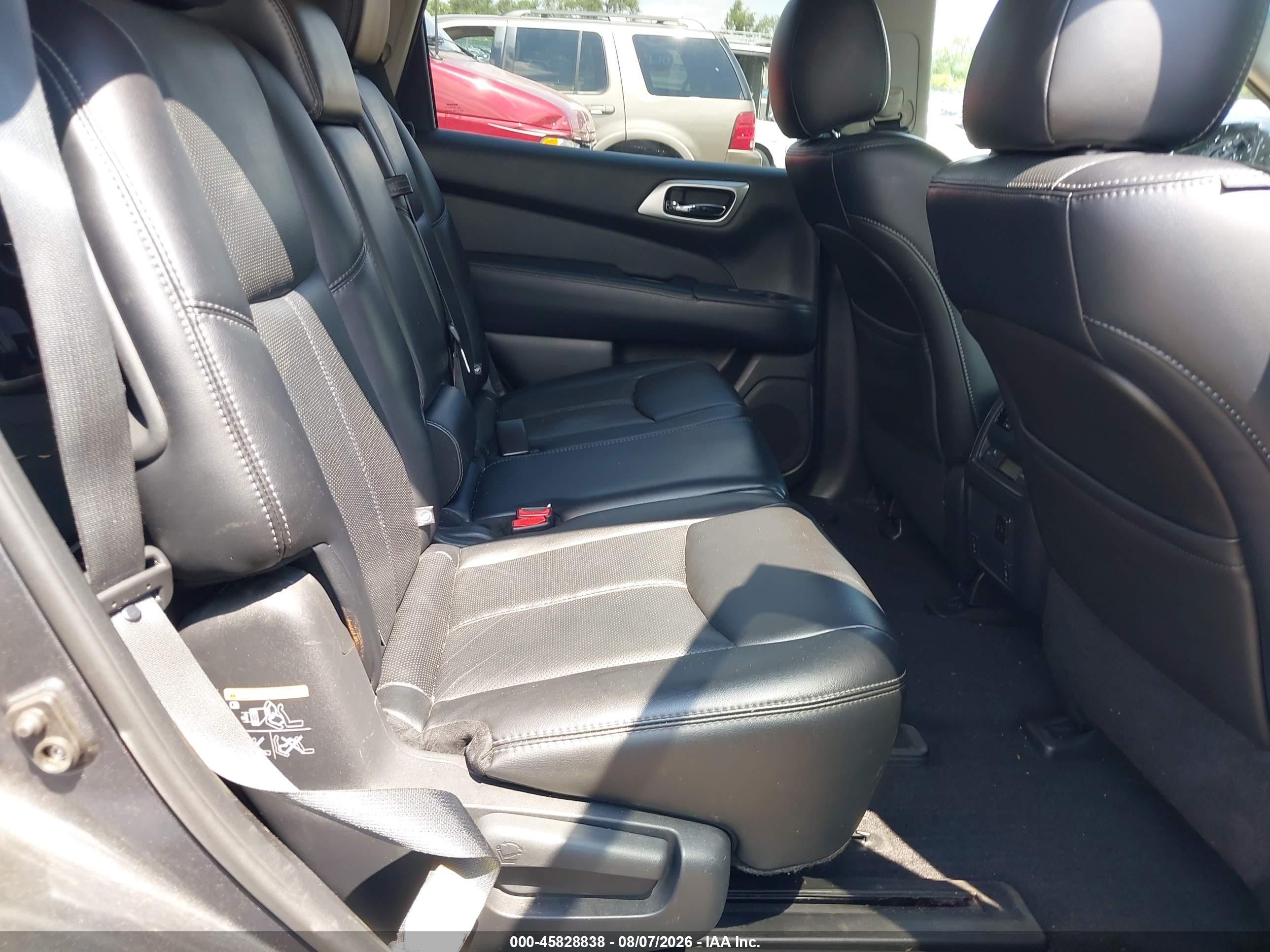 2014 Nissan Pathfinder Platinum Gray vin: 5N1AR2MM7EC713420