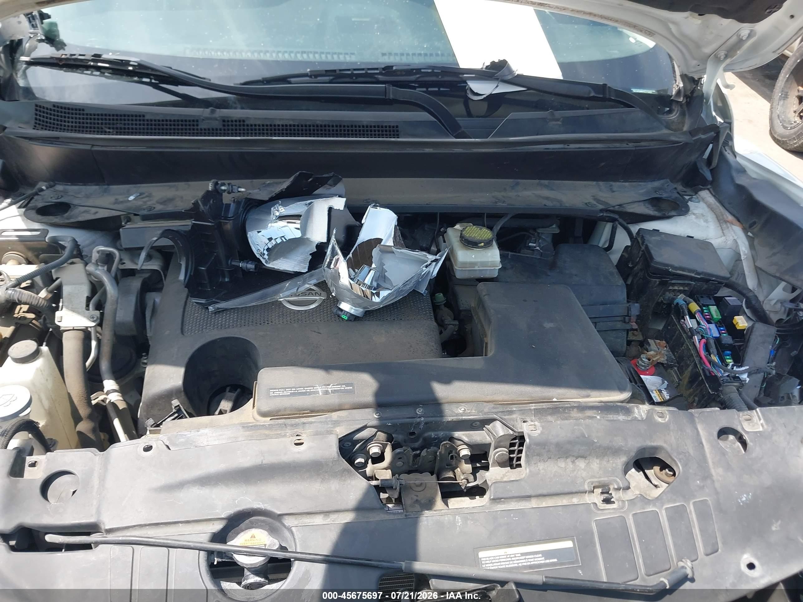 2014 Nissan Pathfinder Platinum Белый vin: 5N1AR2MM7EC714437