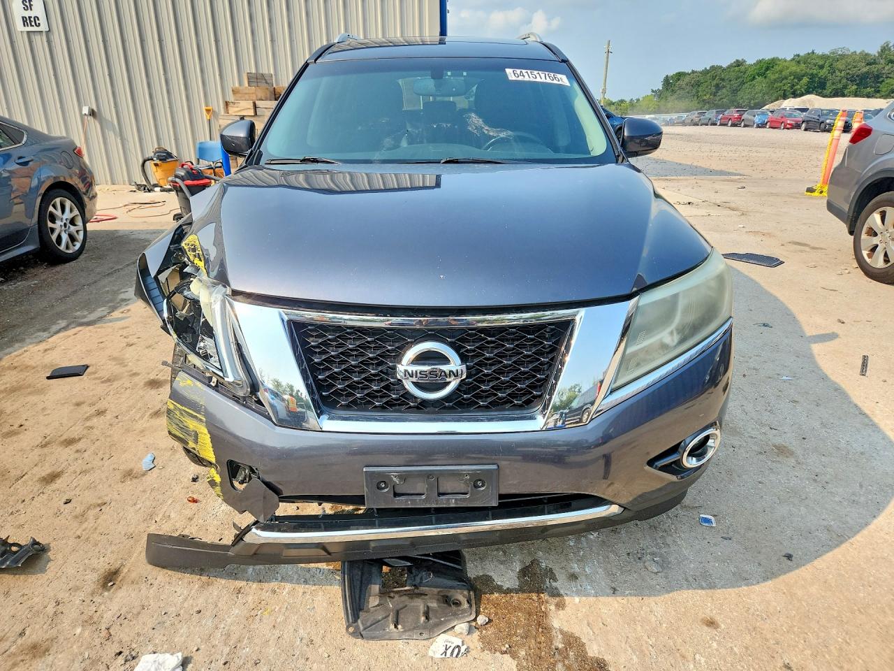 2014 Nissan Pathfinder Sl Gray vin: 5N1AR2MM7EC715359