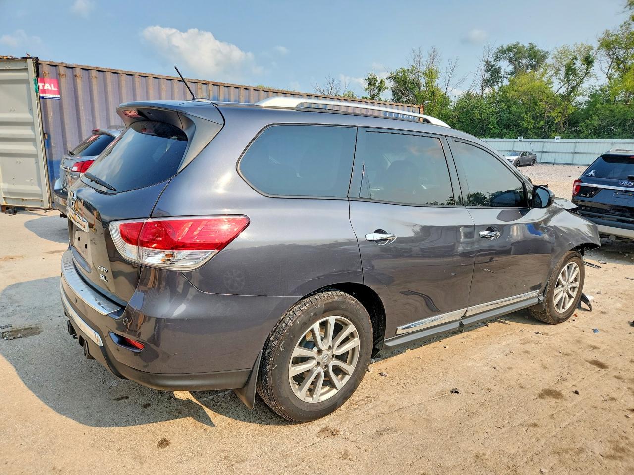 2014 Nissan Pathfinder Sl Gray vin: 5N1AR2MM7EC715359