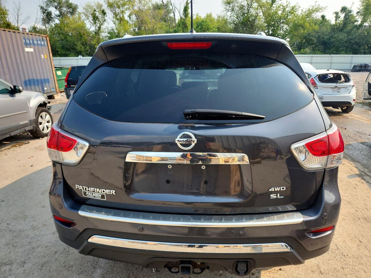 2014 Nissan Pathfinder Sl Gray vin: 5N1AR2MM7EC715359