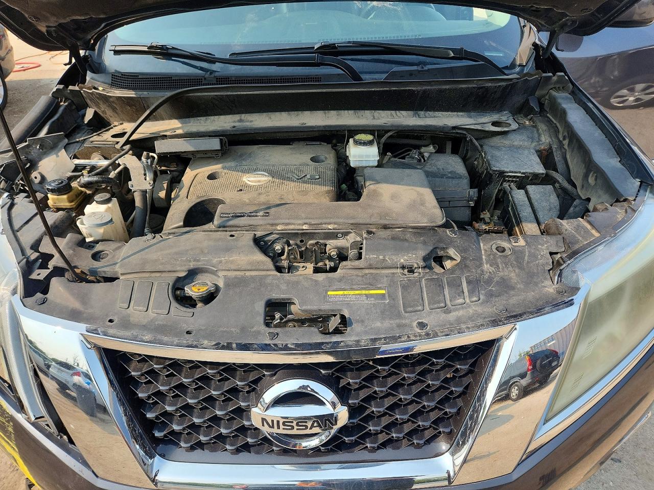 2014 Nissan Pathfinder Sl Gray vin: 5N1AR2MM7EC715359