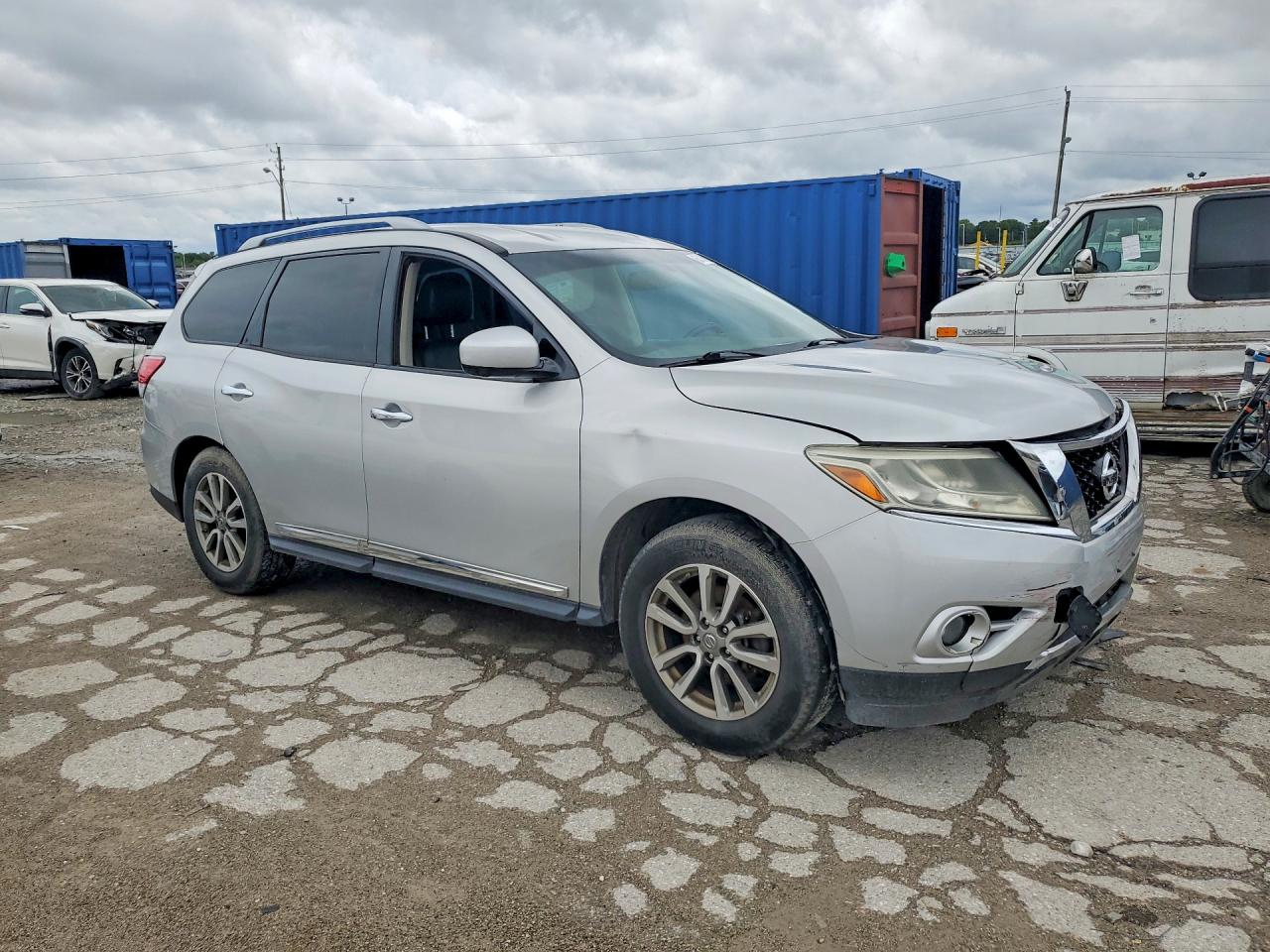 2015 Nissan Pathfinder Sl Silver vin: 5N1AR2MM7FC602688