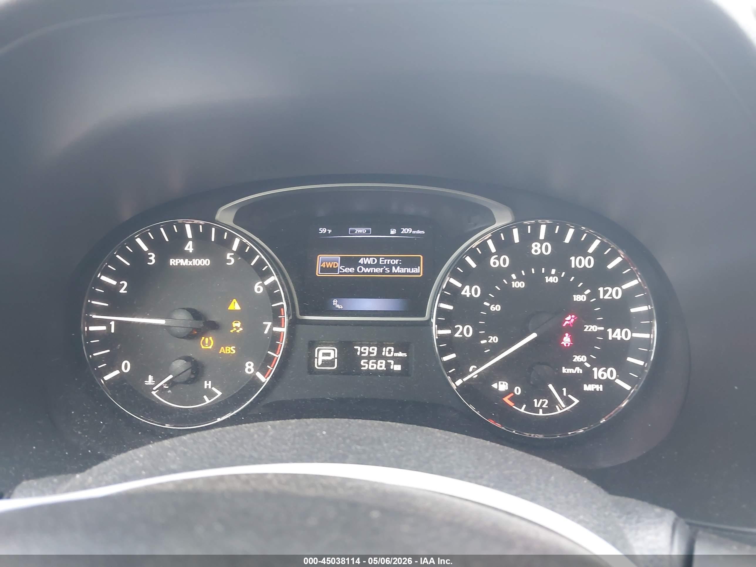 2015 Nissan Pathfinder Sl Black vin: 5N1AR2MM7FC614985