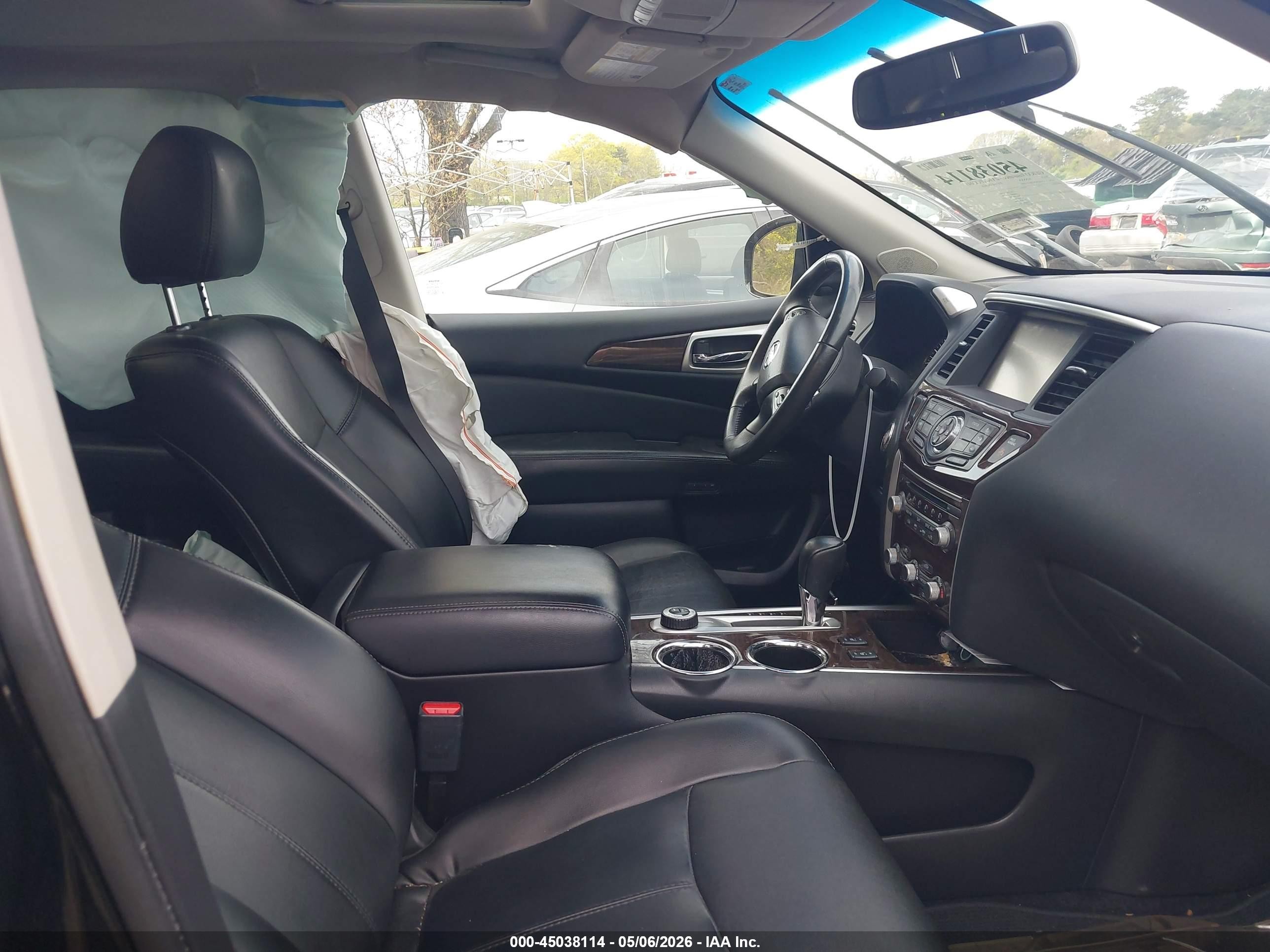 2015 Nissan Pathfinder Sl Black vin: 5N1AR2MM7FC614985