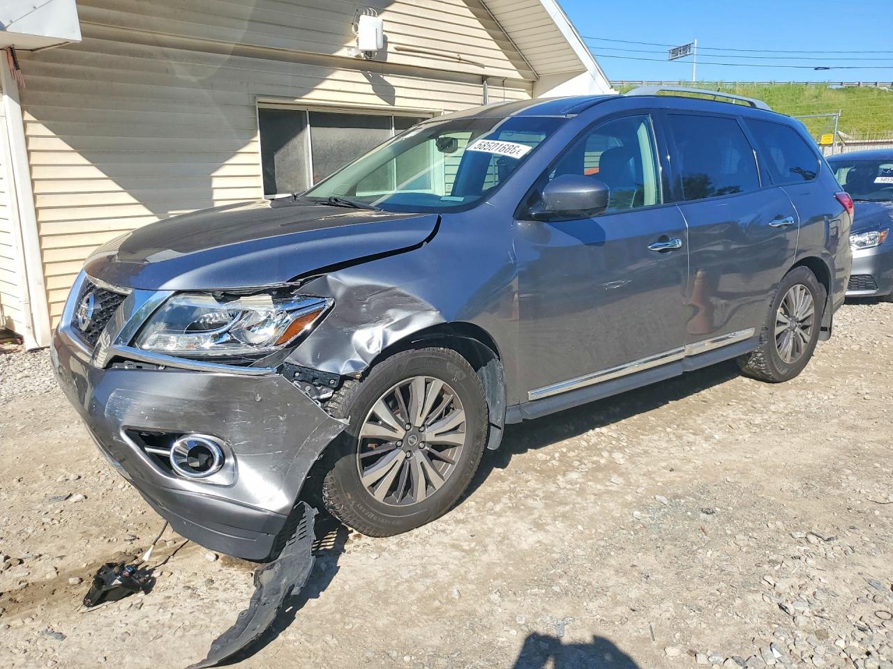 2015 Nissan Pathfinder Sl Gray vin: 5N1AR2MM7FC666844