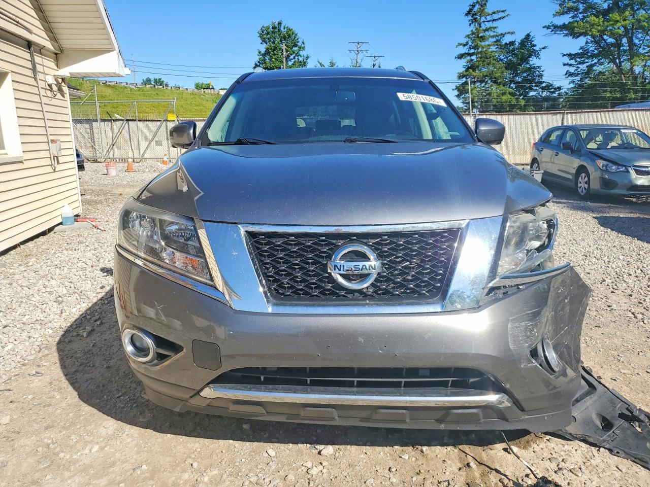 2015 Nissan Pathfinder Sl Gray vin: 5N1AR2MM7FC666844