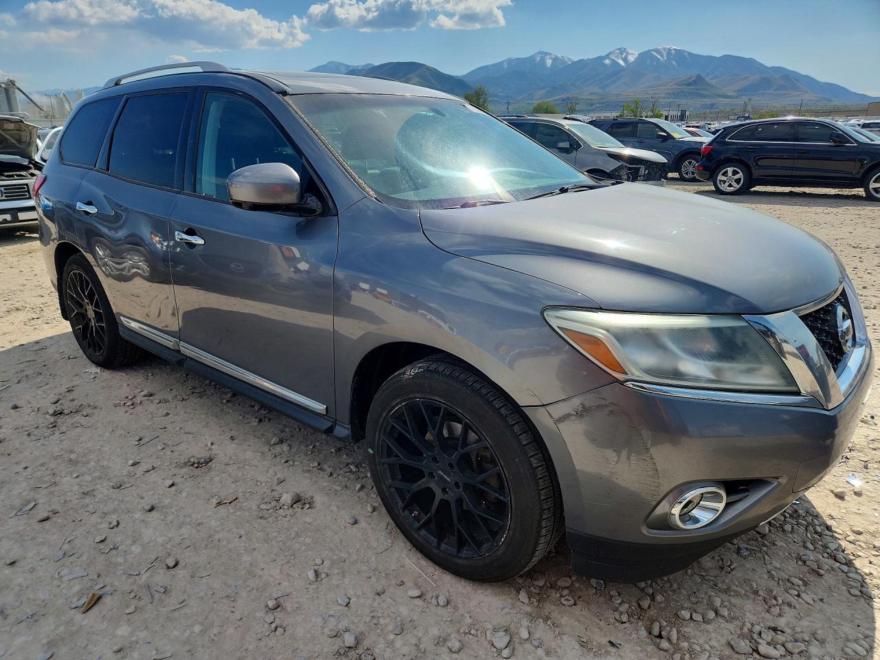 2015 Nissan Pathfinder Sl Charcoal vin: 5N1AR2MM7FC676841